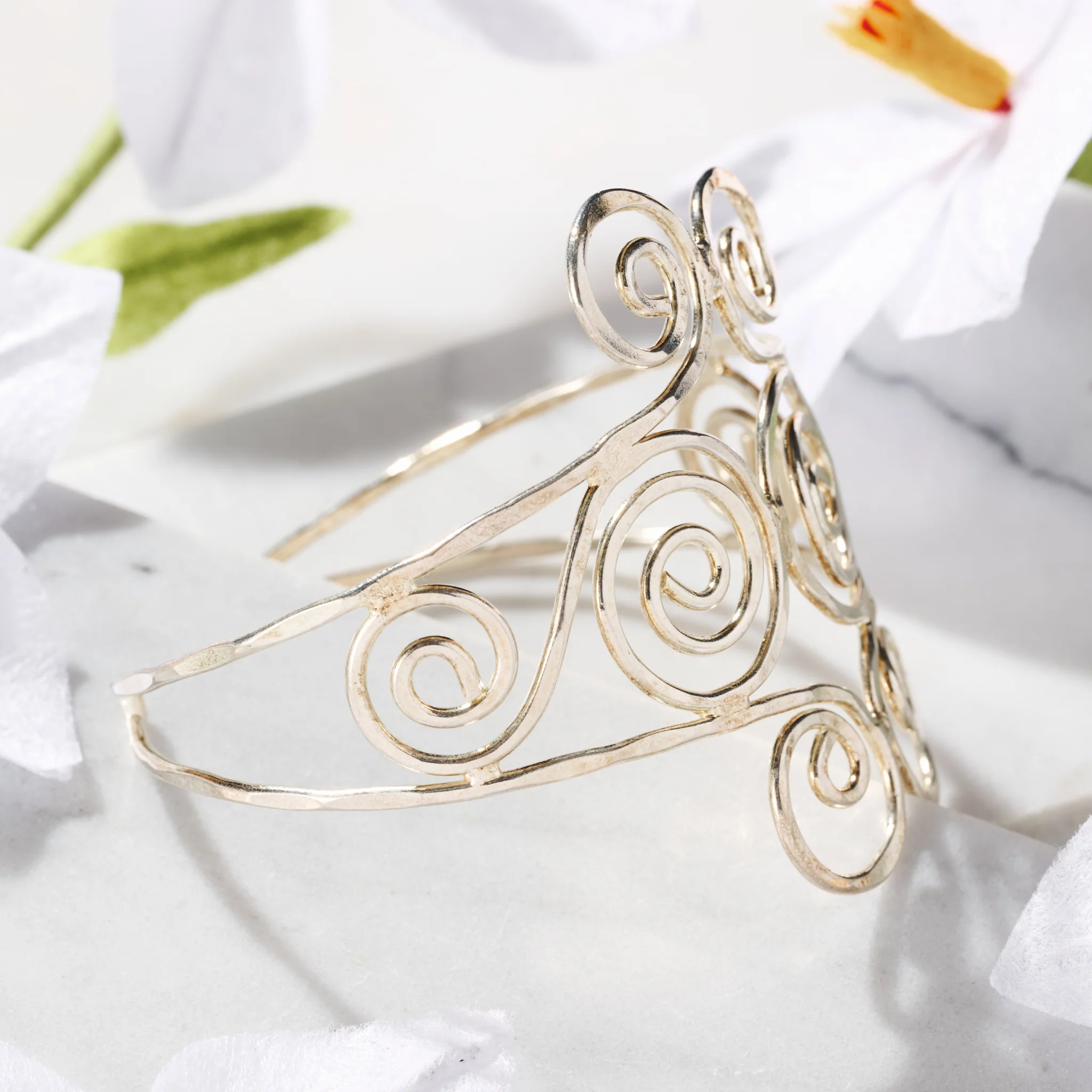 Jala Swirl Cuff Bracelet - Image 3
