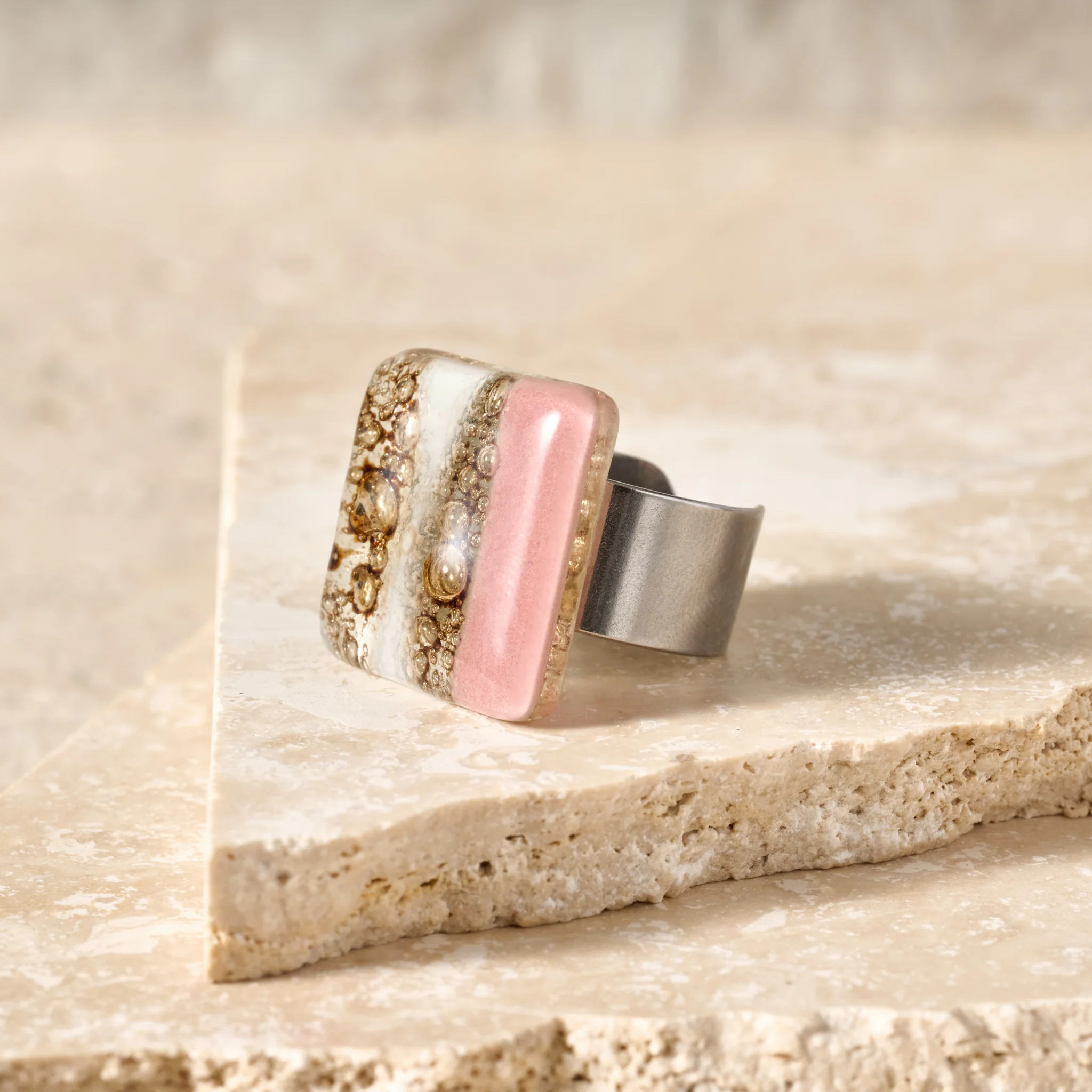 Julieta Glass Statement Ring - Image 2