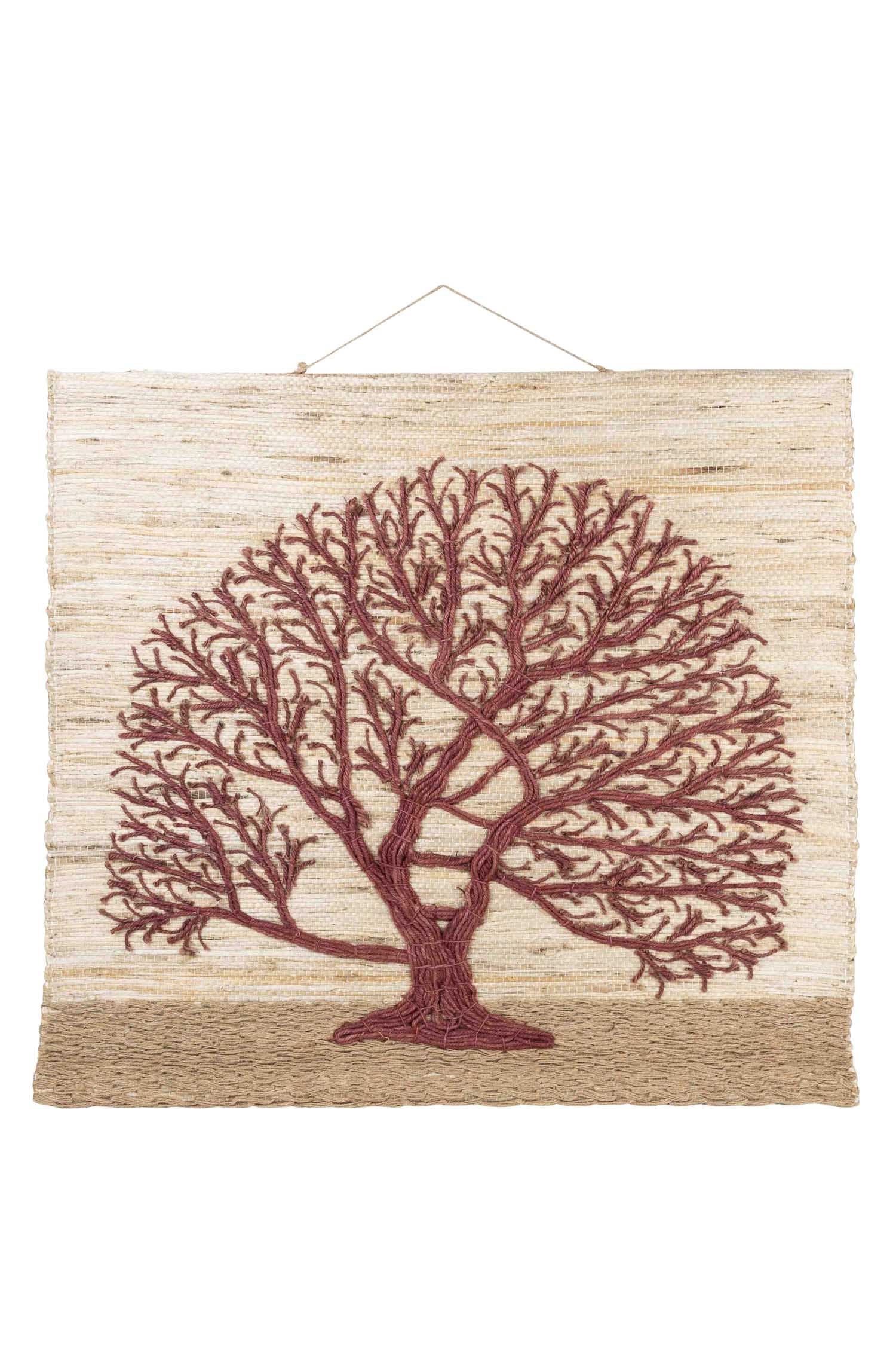 Jute Tree of Life Wall Hanging - Image 3