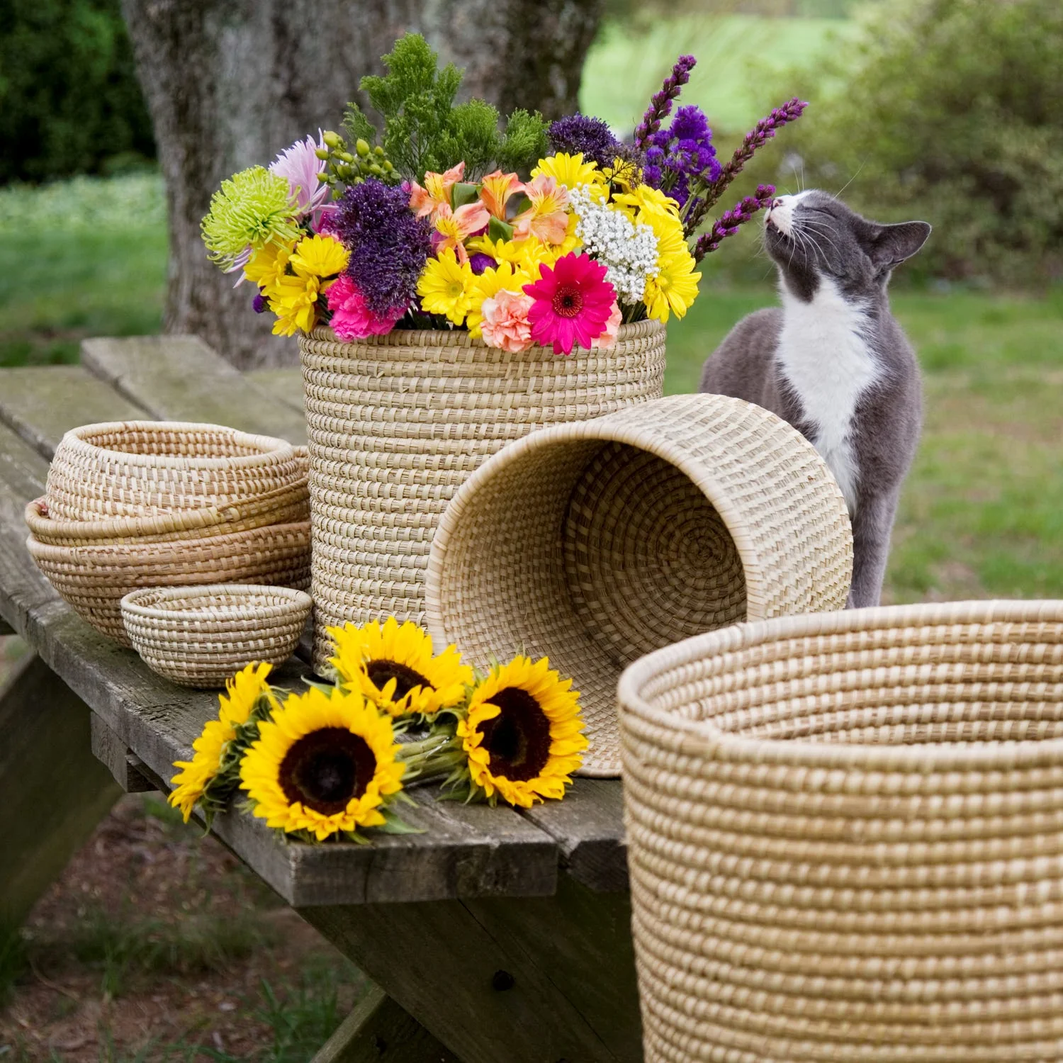 Kaisa Grass Basket Bowl - Image 9