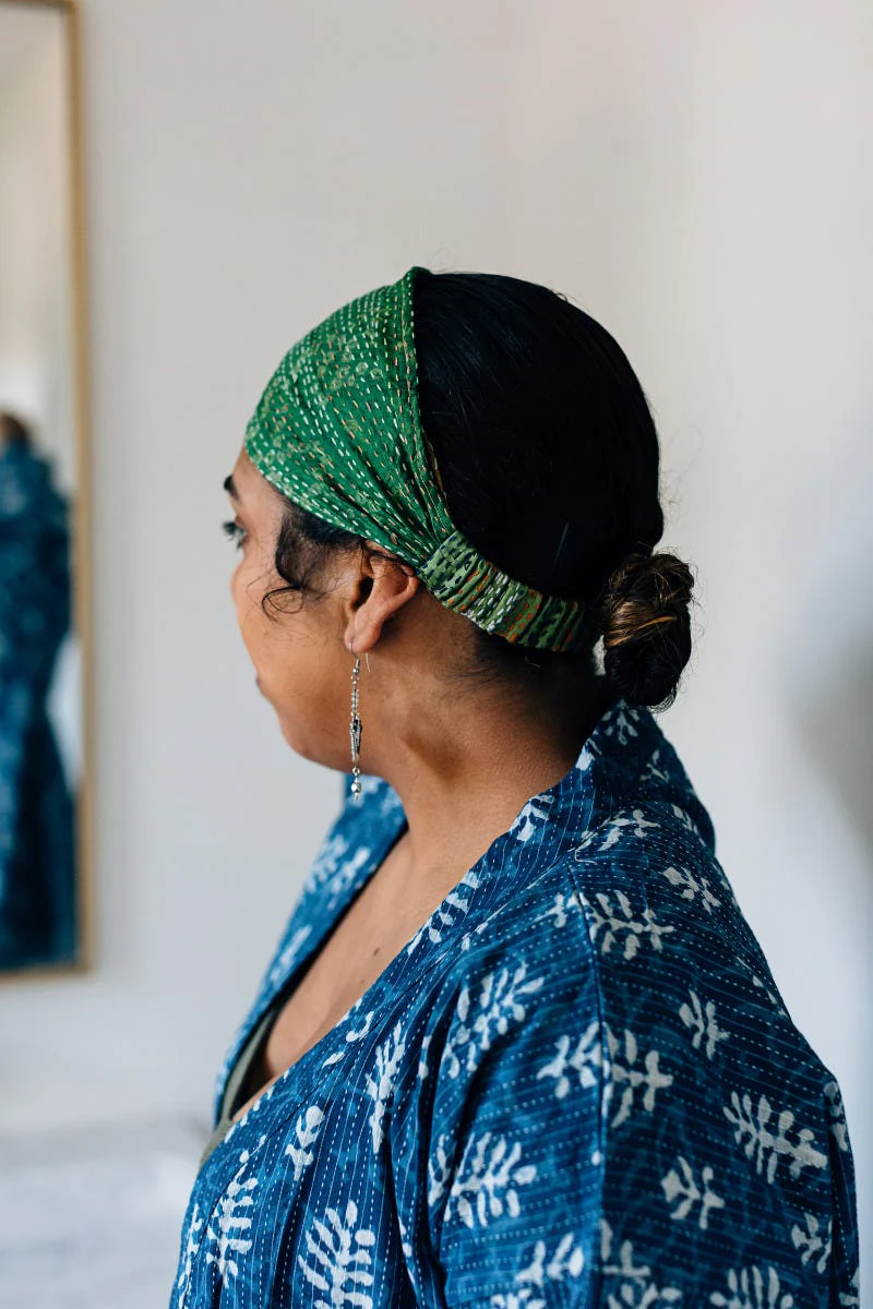 Kantha Stitch Headband - Image 5