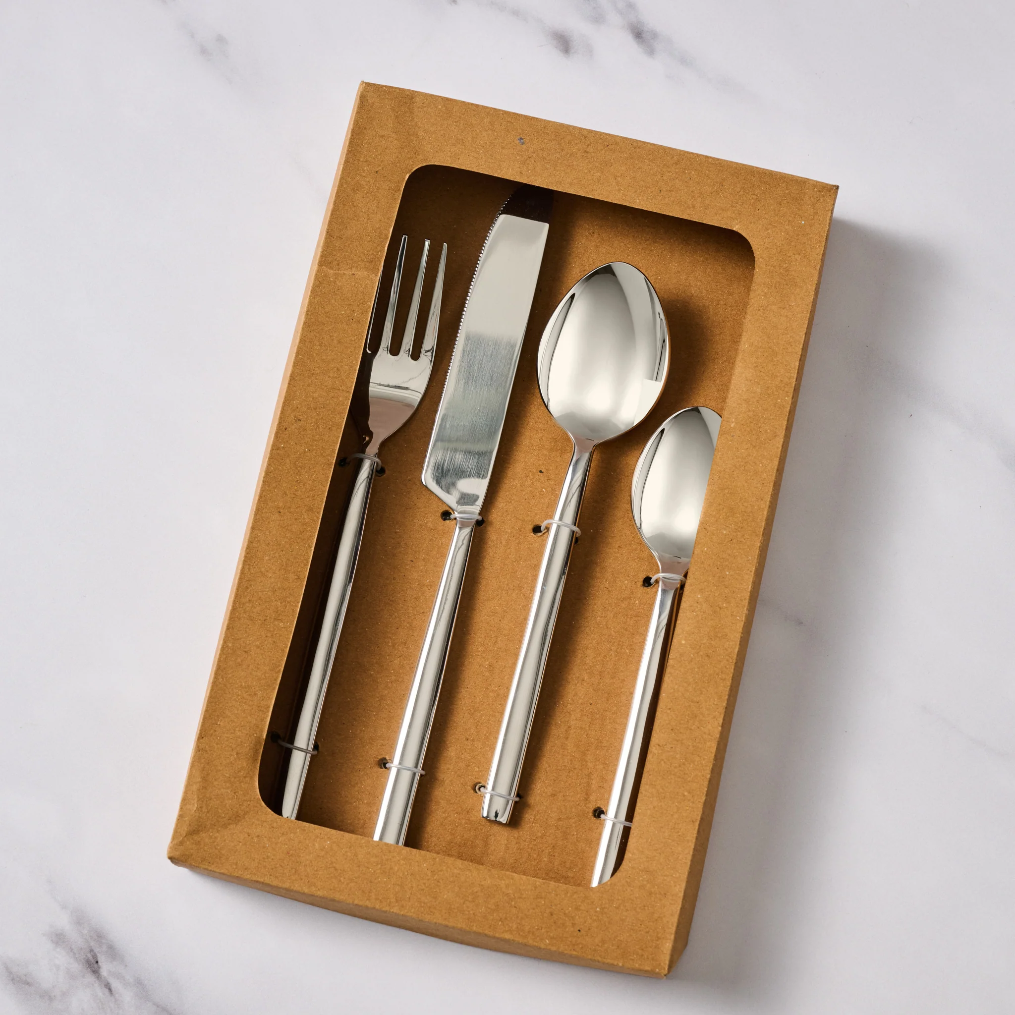 Khao Stainless Cutlery Set - Smooth Handle - Image 4