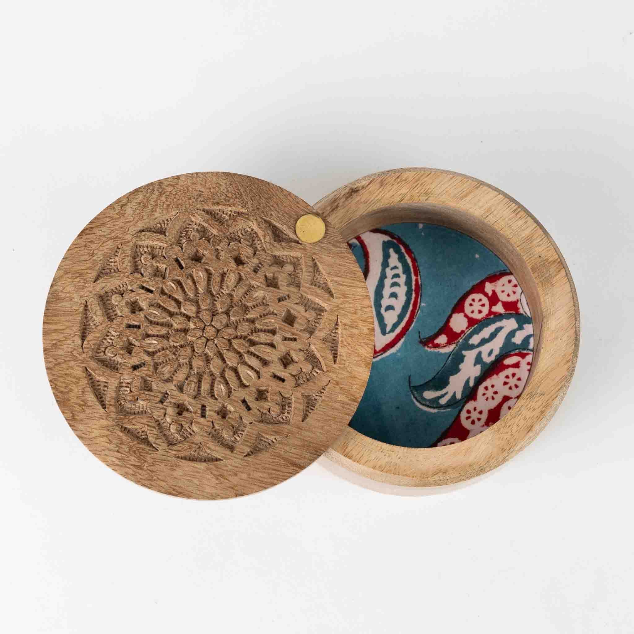 Khazaana Mango Wood Keepsake Box - Image 2