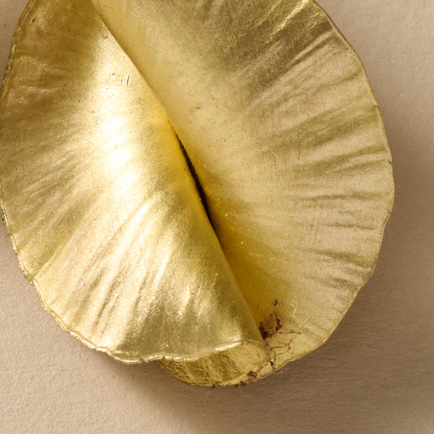 Kiran Crumpled Spiral Post Earrings - Image 5