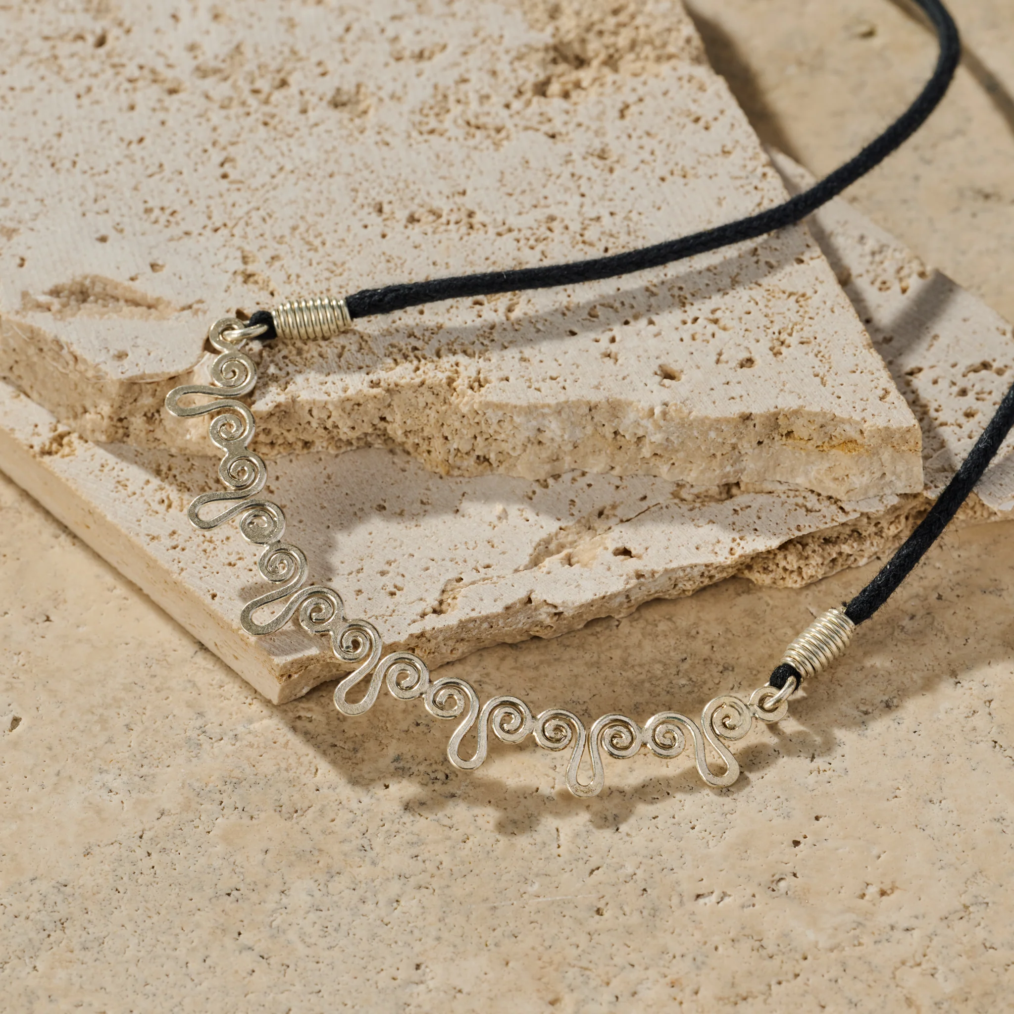 Kitanzi Twisted Metal Necklace - Image 3