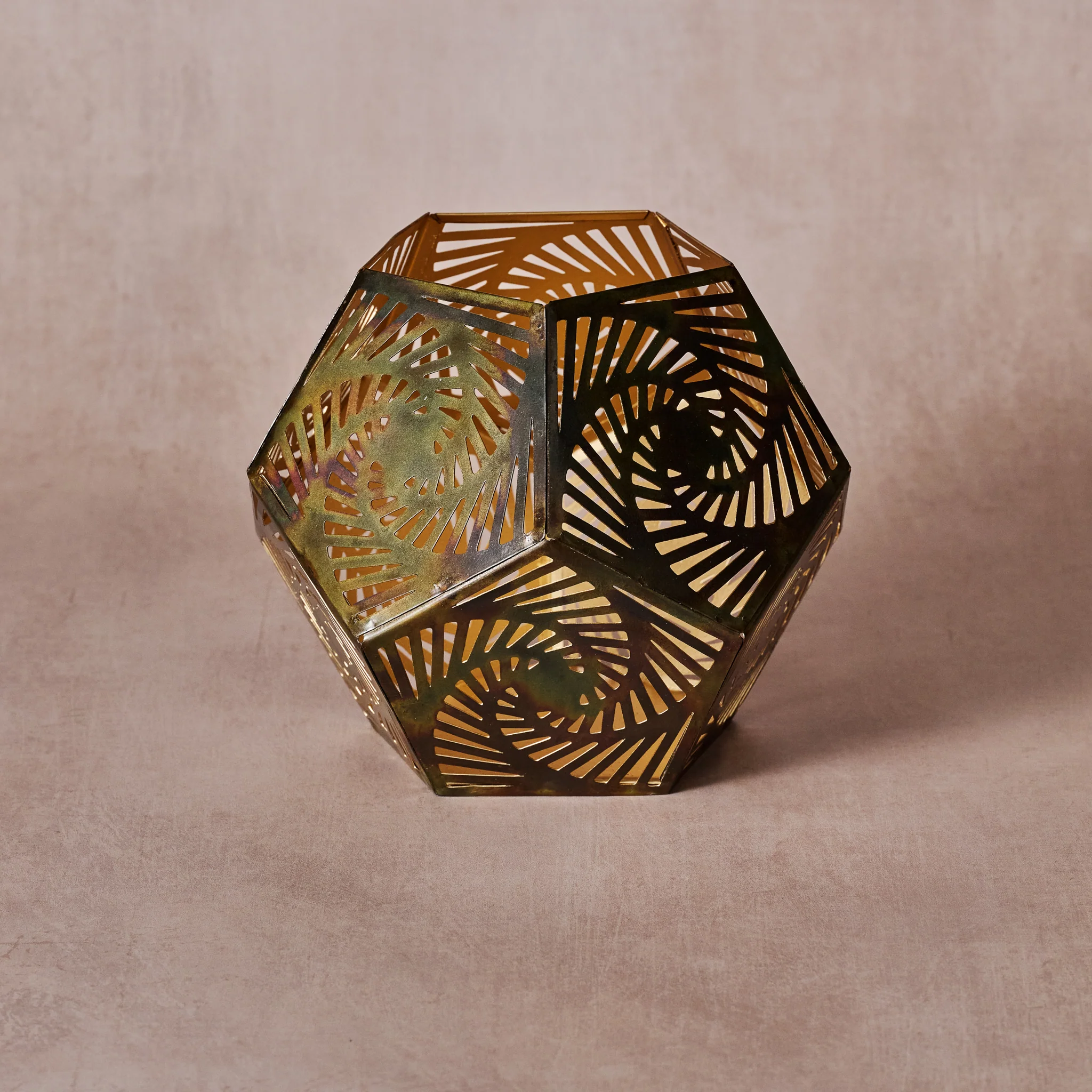 Kundalee Antique Copper Candleholder - Image 3