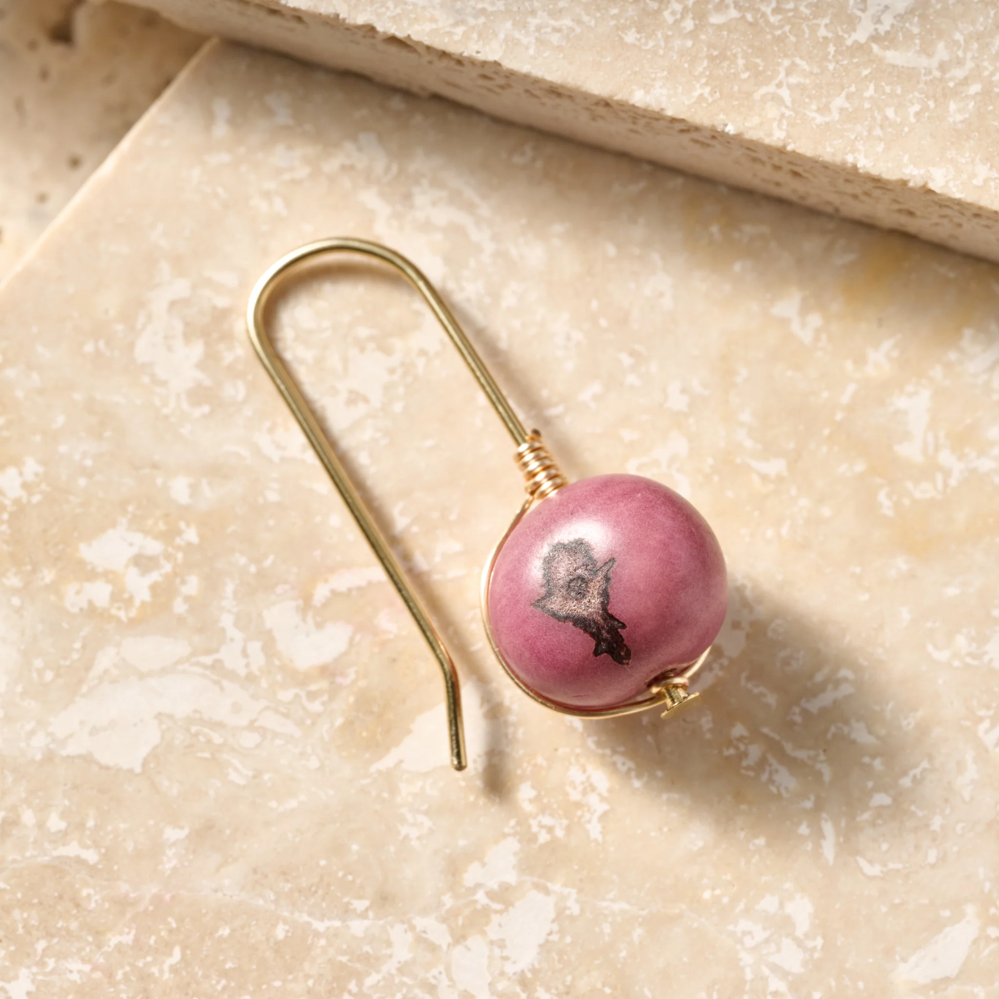 Lavender Seed Earrings - Image 4