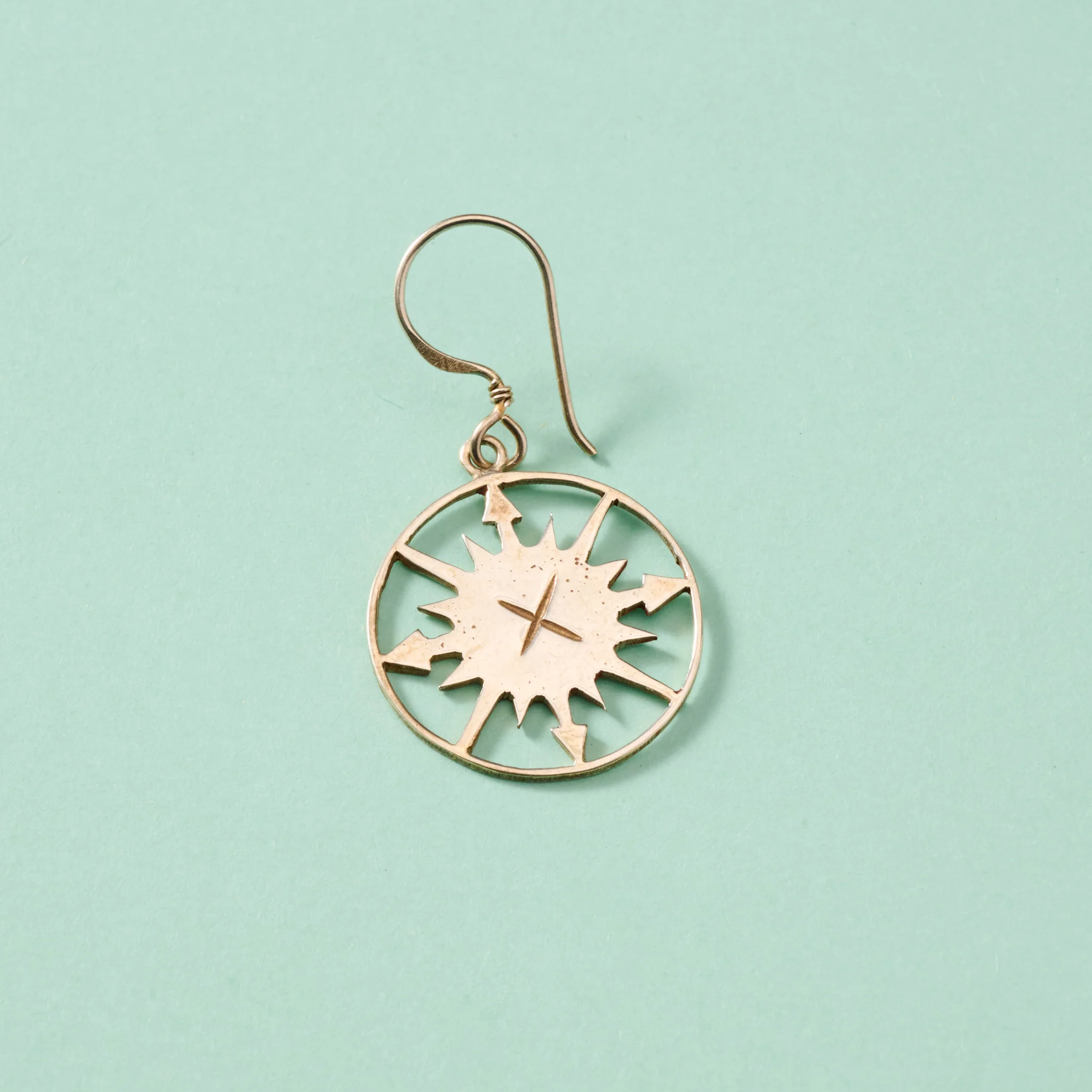 Lazimpat Compass Sun Earrings - Image 4