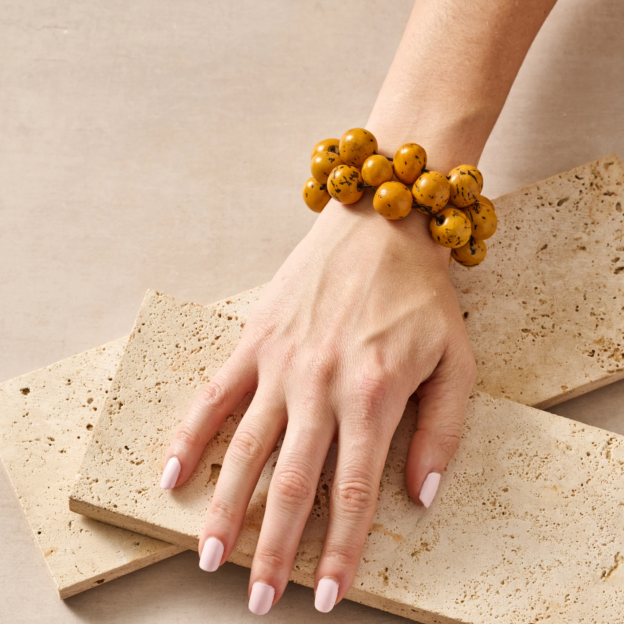 Lucia Tagua Large Beaded Bracelet