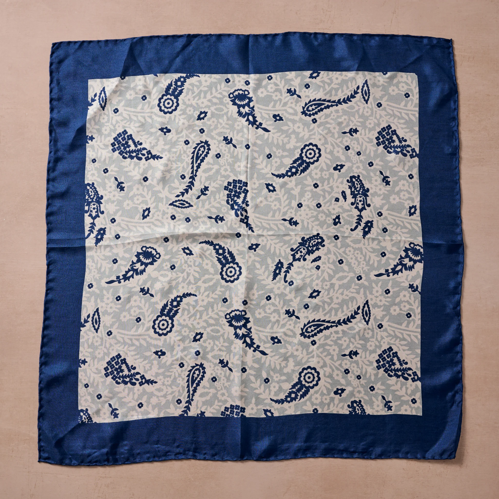 Milan Paisley Silk Scarf - Image 2