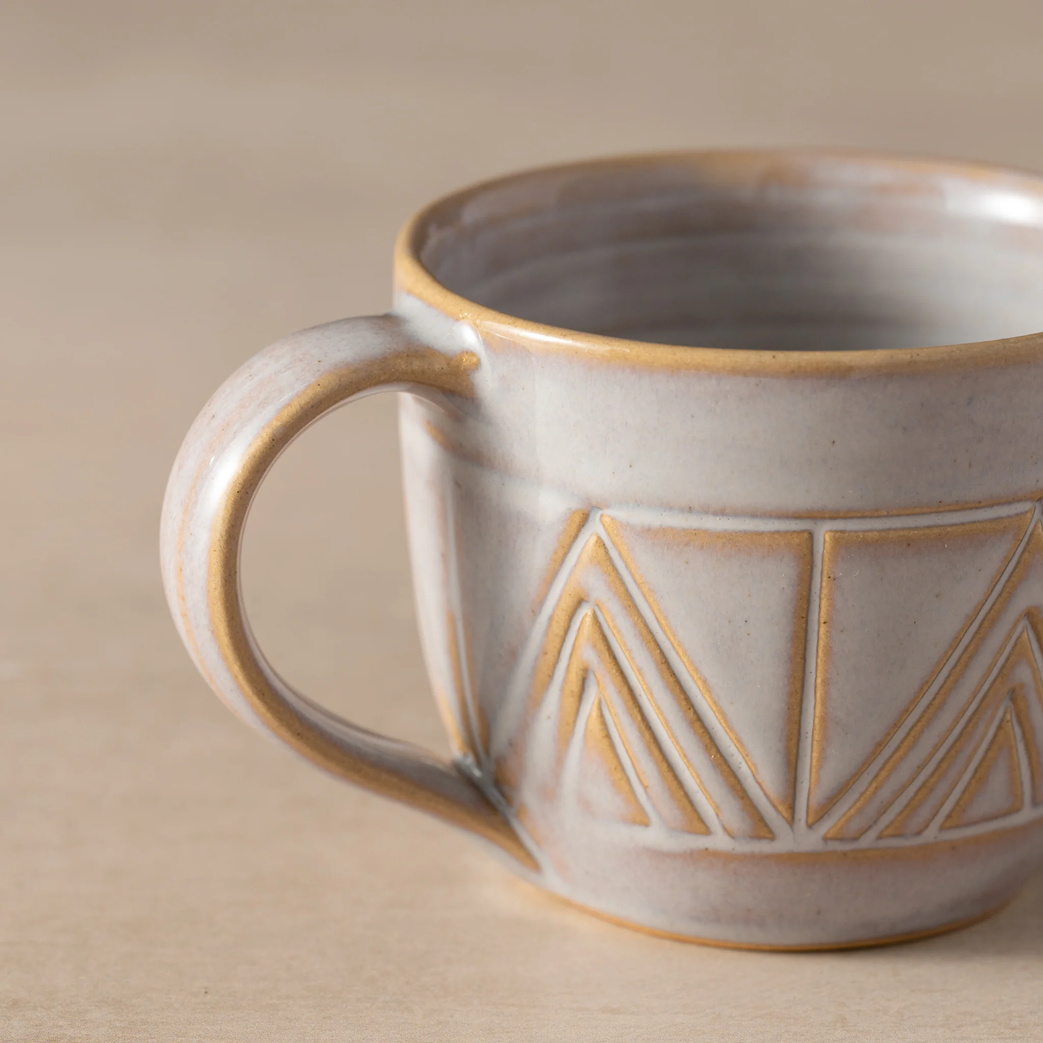 Mountain Peaks Ceramic Tea Cup - Image 3