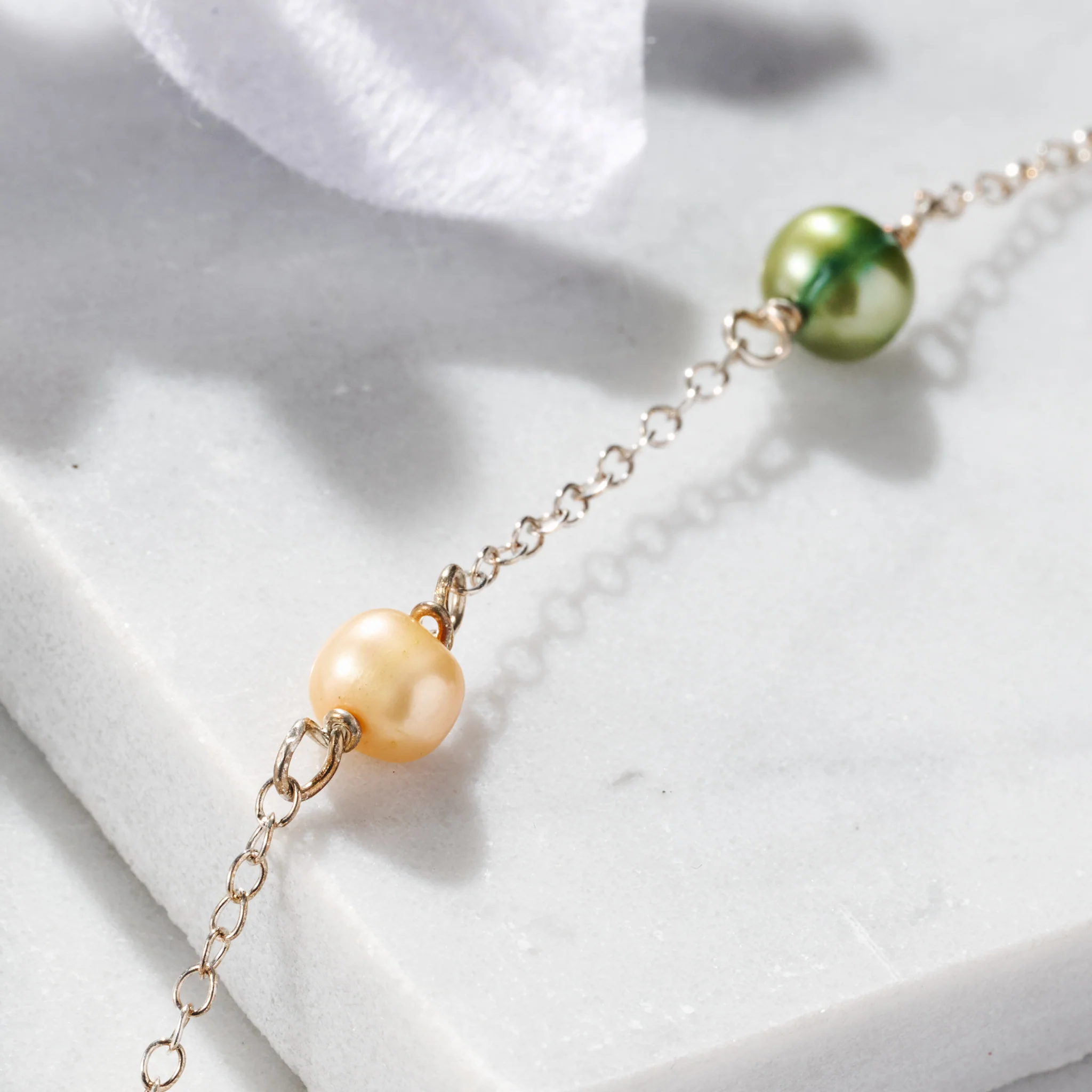 Munay Sterling Silver and Pearl Bracelet - Image 3