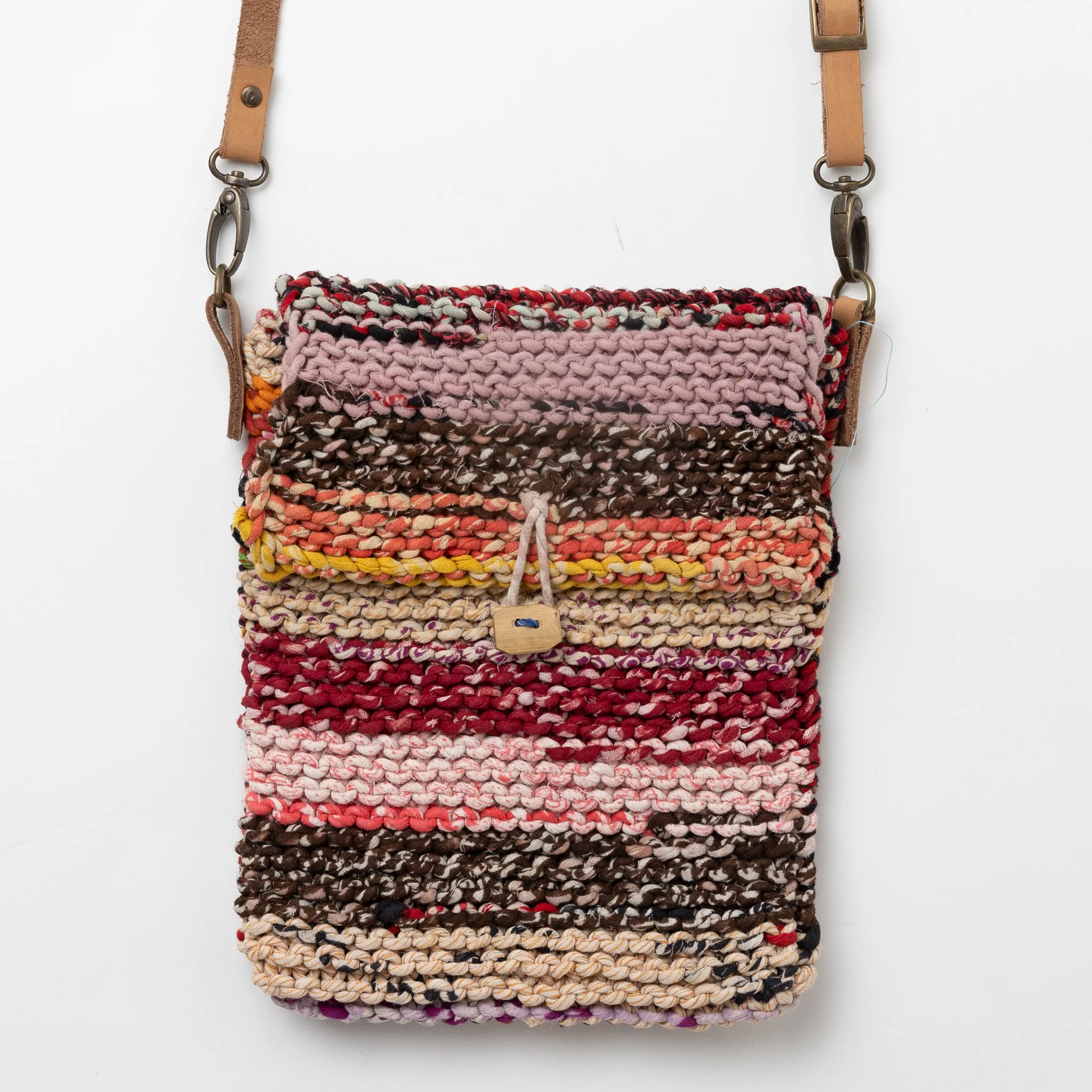 Naisha Sari Handknit Crossbody Bag - Image 6