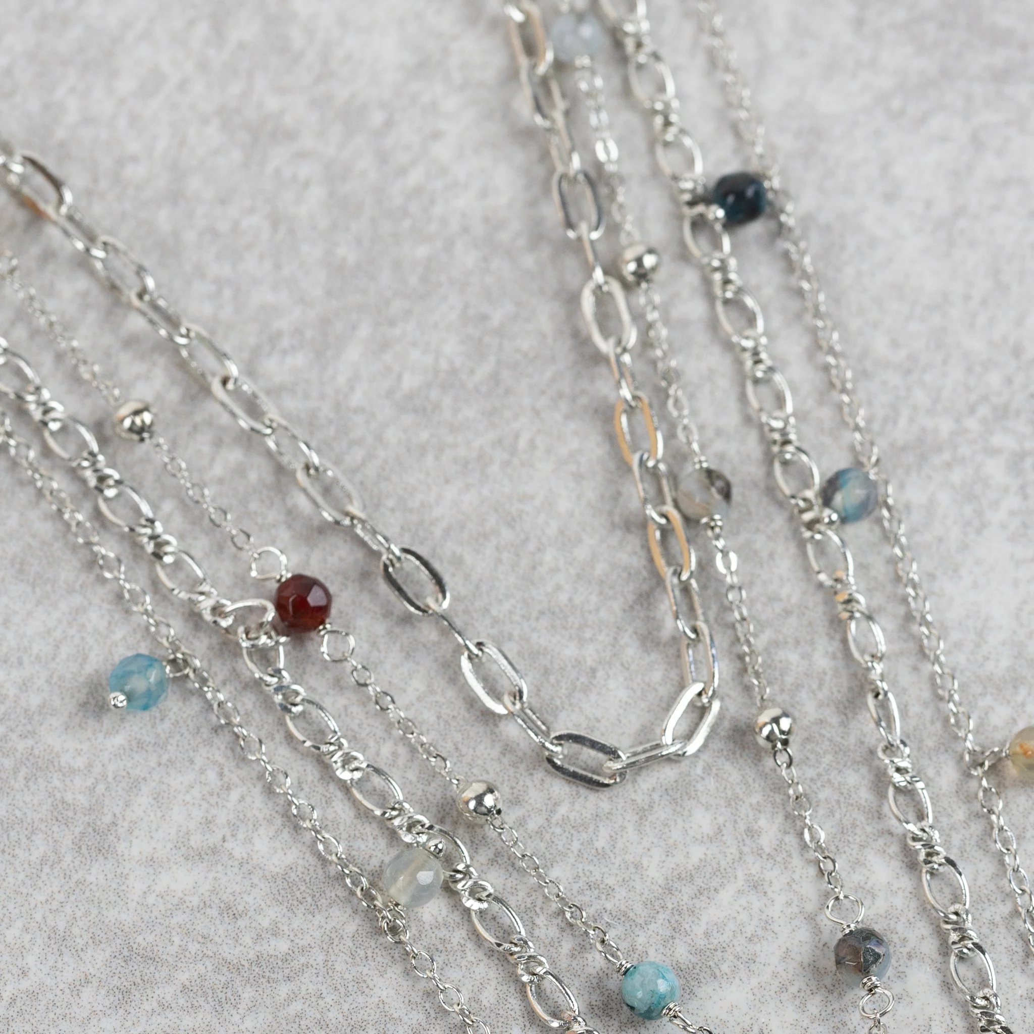 Nanda Layered Beaded Necklace - Image 4