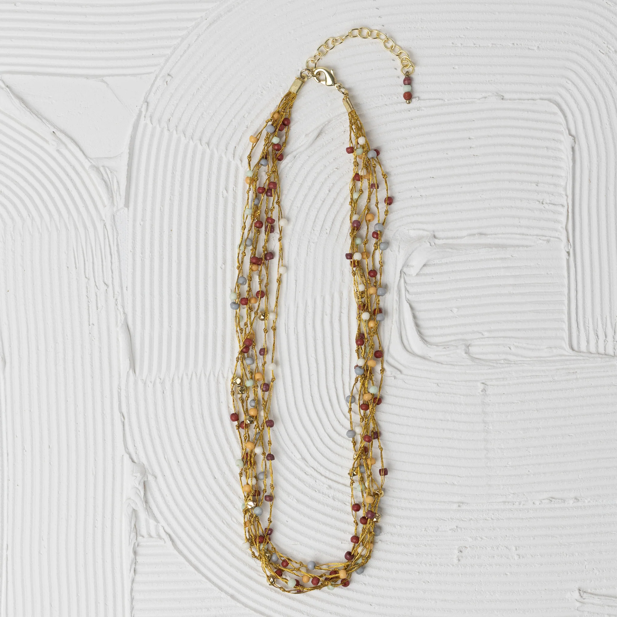 Navi Multistrand Beaded Necklace - Image 2