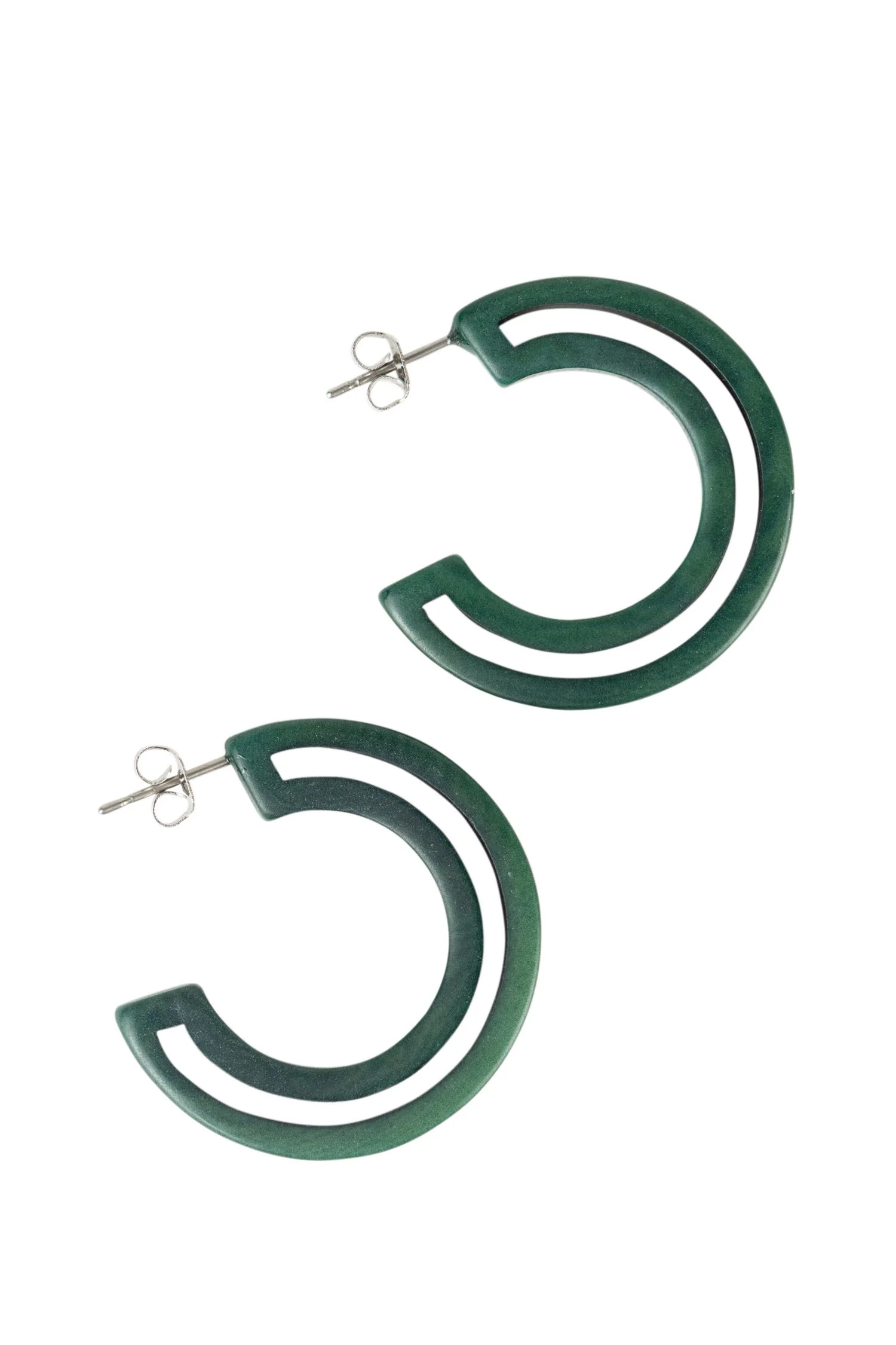 Negative Space Tagua Hoops - Image 3