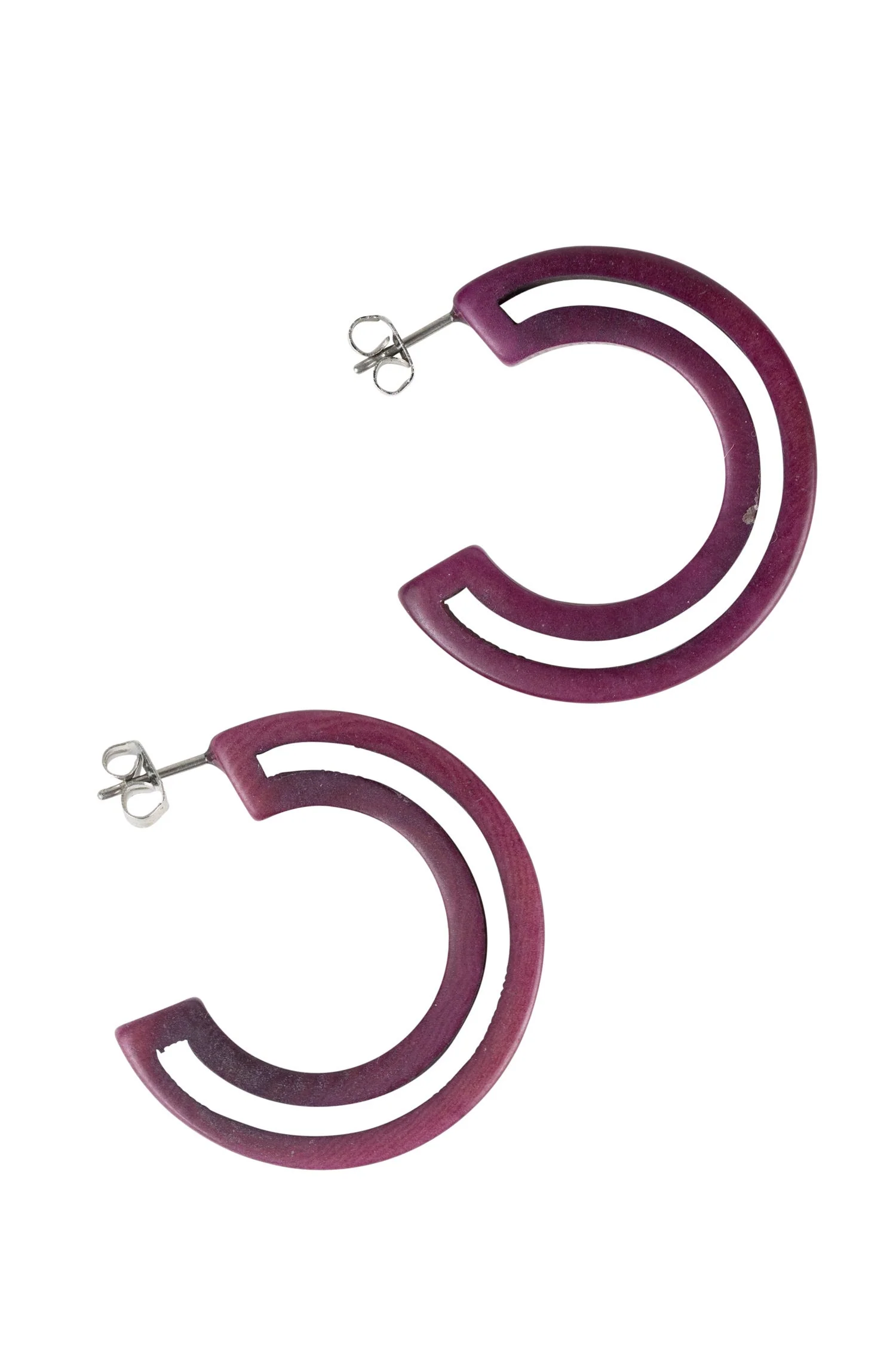 Negative Space Tagua Hoops - Image 5