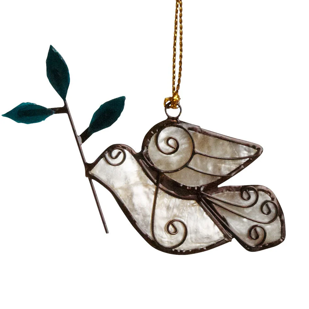 Olive Branch Dove Ornament - Image 4