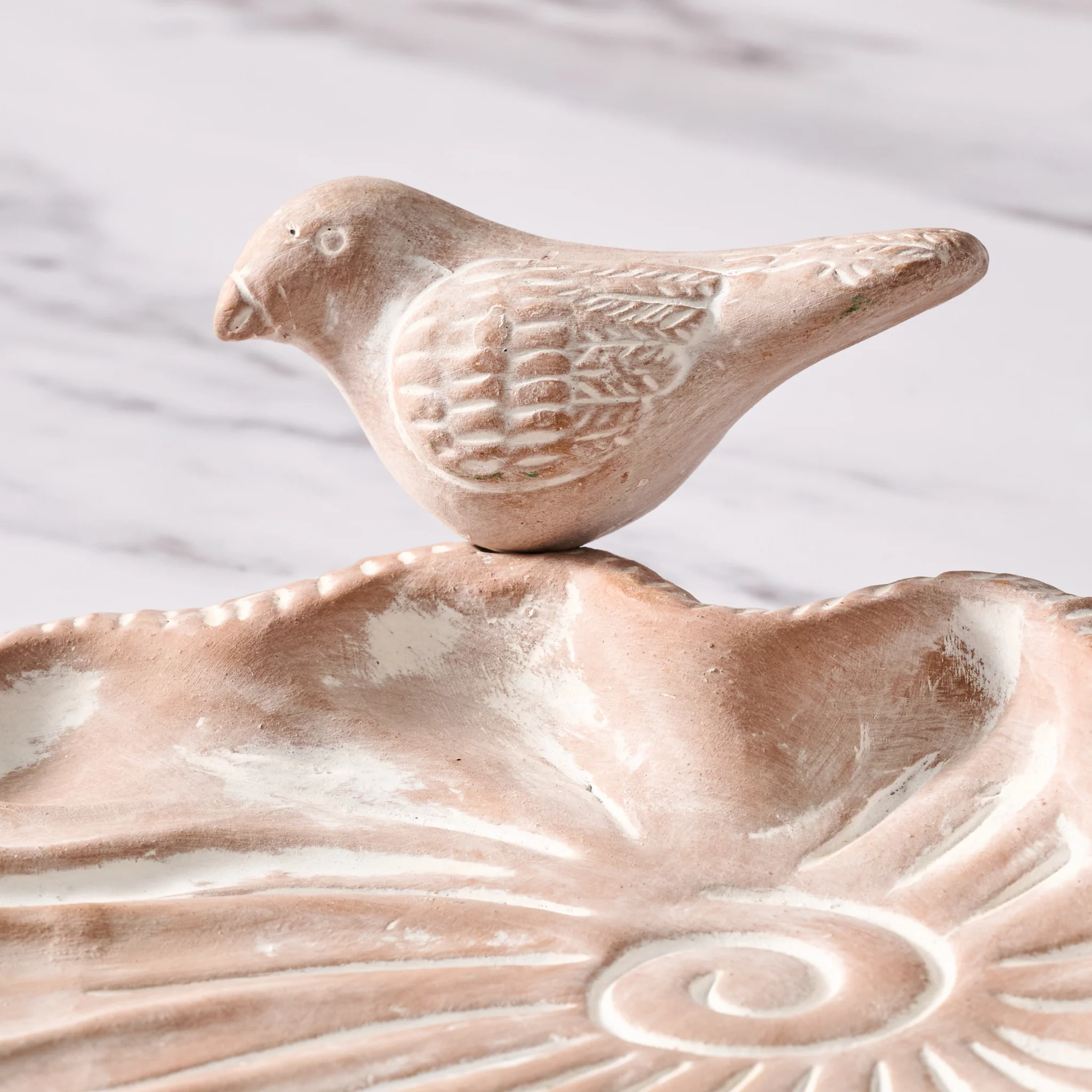 Palaka Lotus Clay Bird Feeder - Image 2