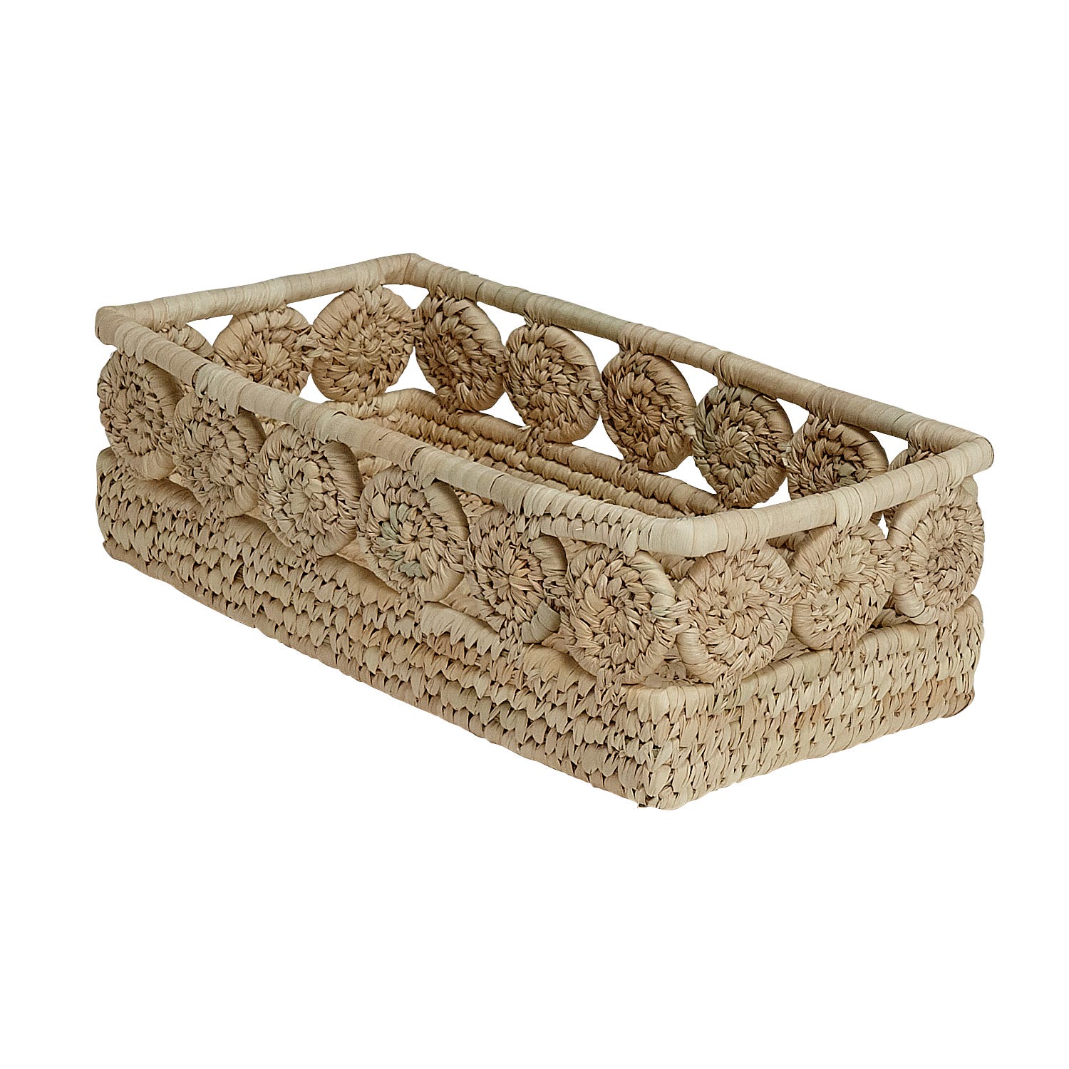 Palm Medallion Bread Basket - Image 5