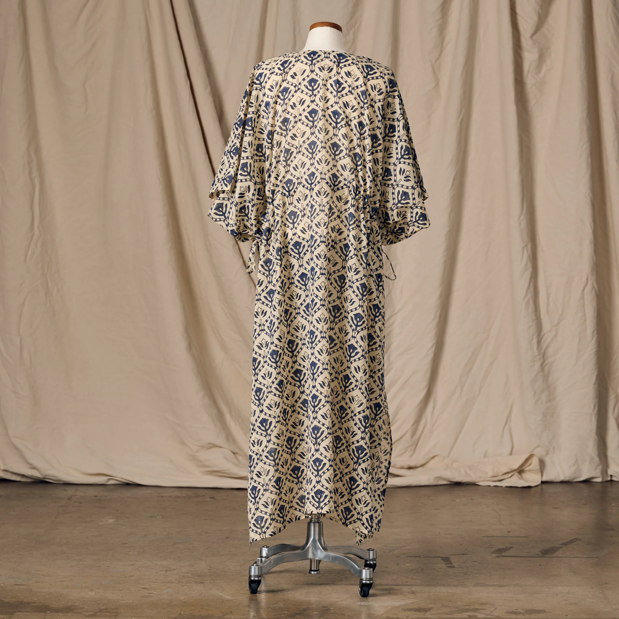 Panna Full Length Block Print Kaftan - Image 3