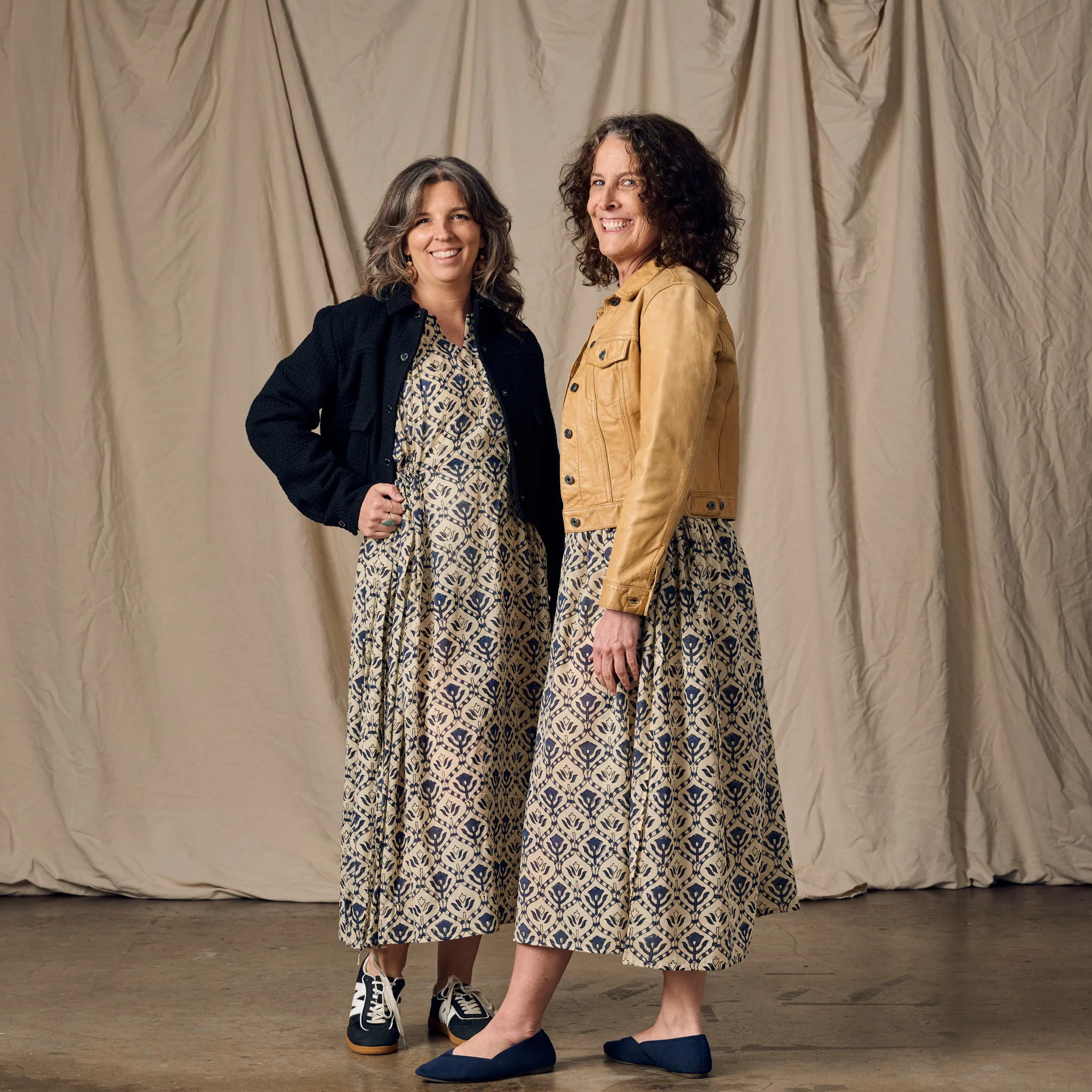 Panna Full Length Block Print Kaftan - Image 8