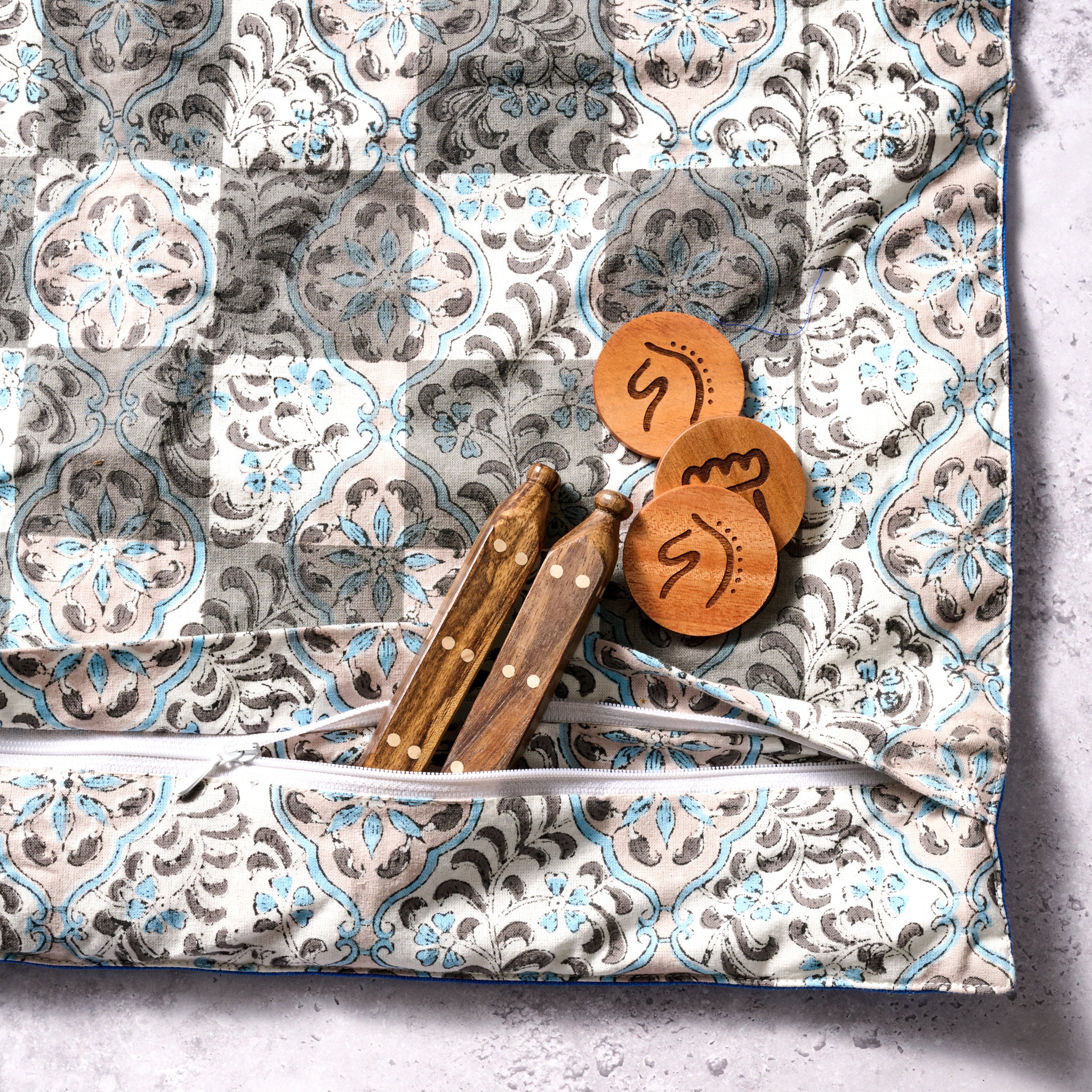 Parchisi, Chess & Checkers Wallhanging Game - Image 3