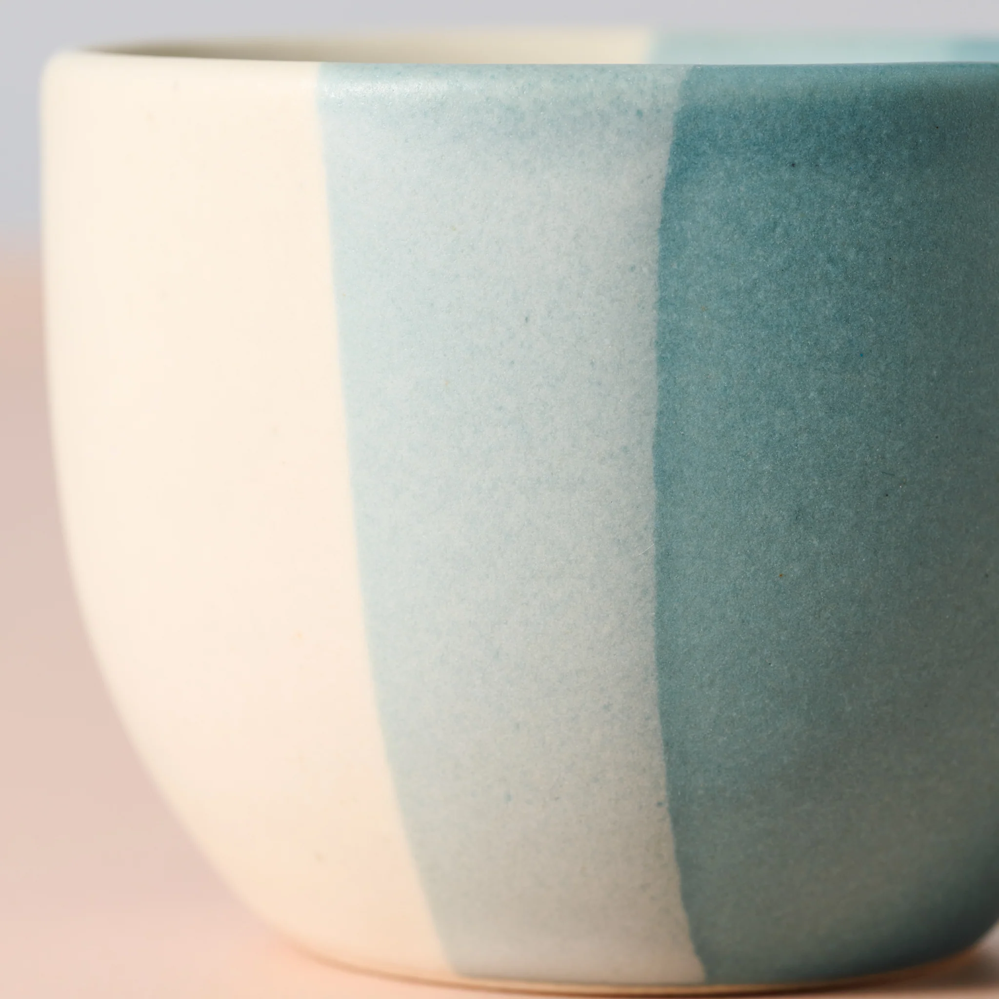Pheeka Striped Tea Cups - Set of 2 Blue - Image 3