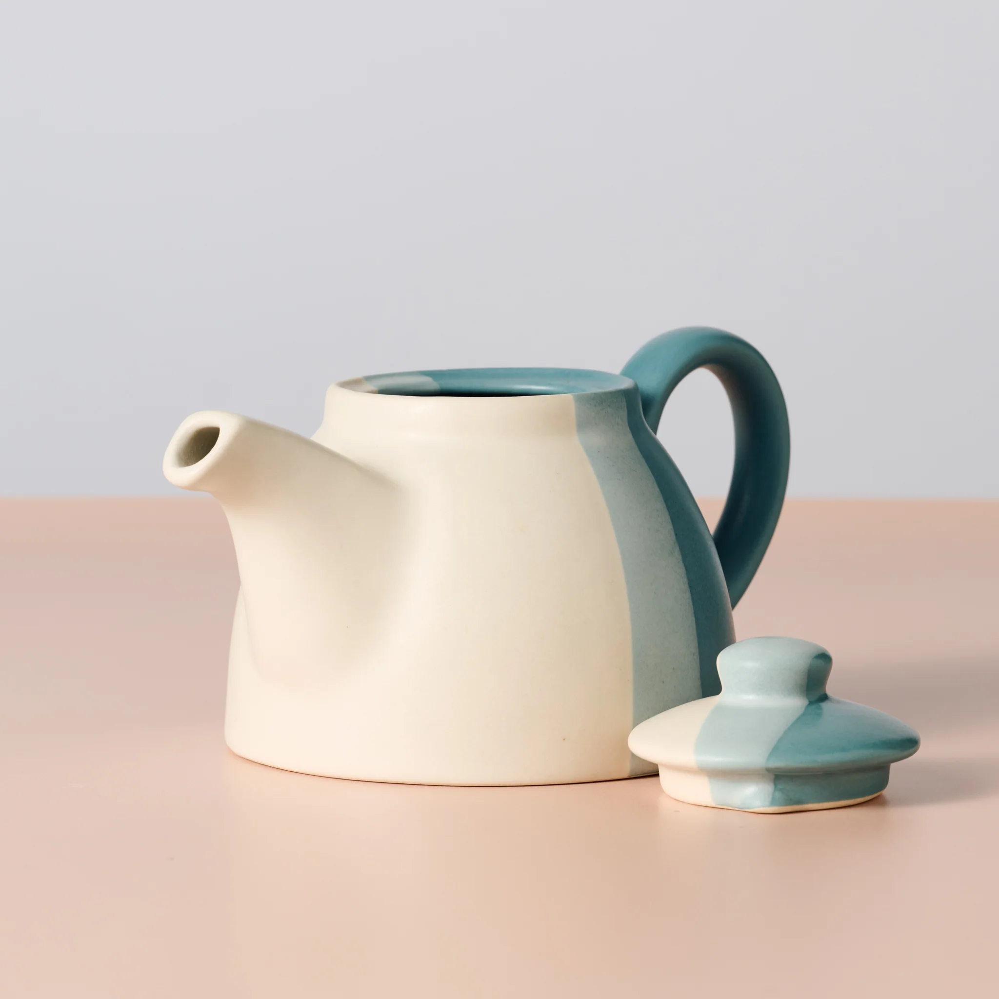Pheeka Striped Teapot - Blue - Image 3