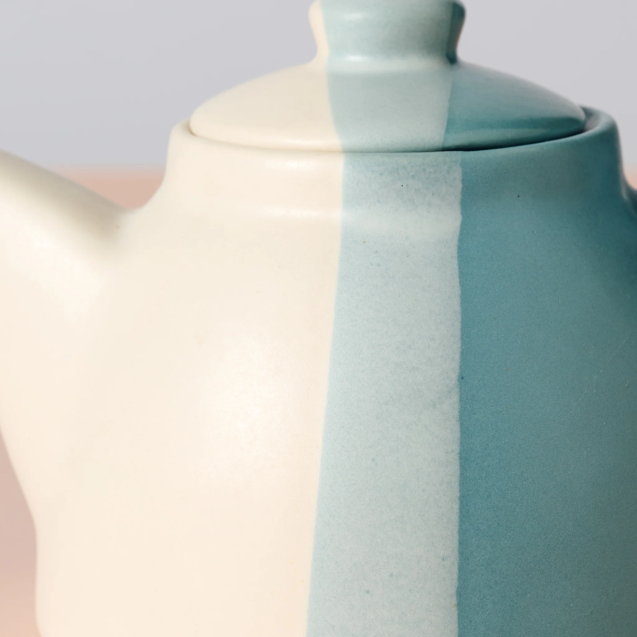 Pheeka Striped Teapot - Blue - Image 4
