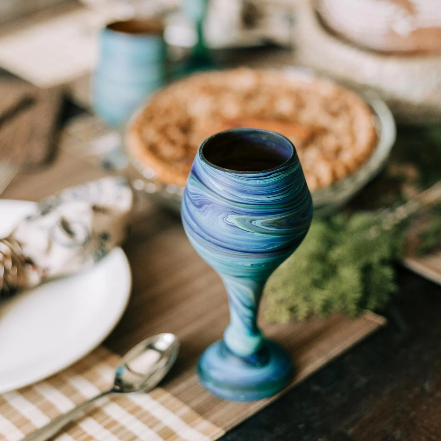 Phoenician Glass Goblet - Image 4