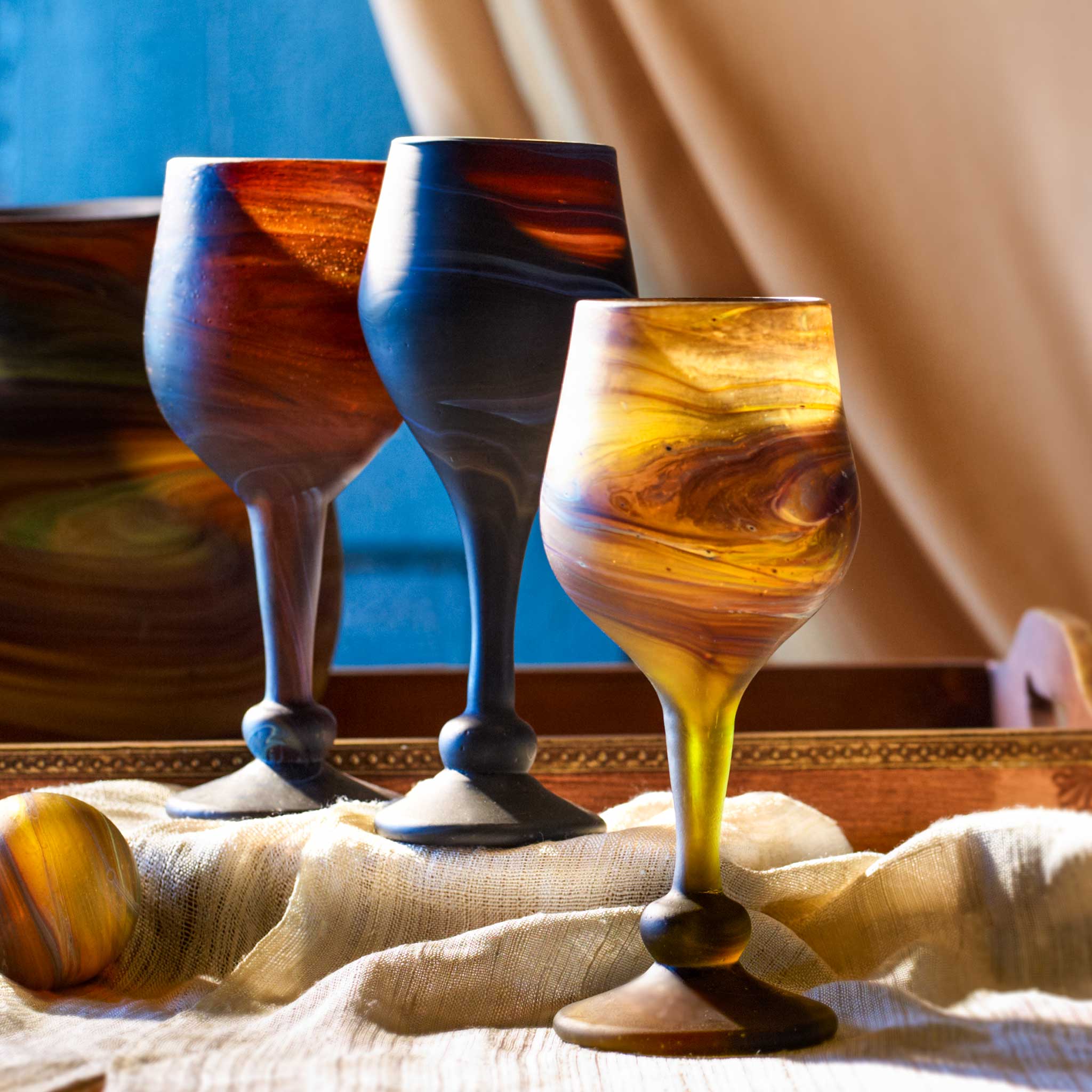 Phoenician Glass Goblet - Image 5
