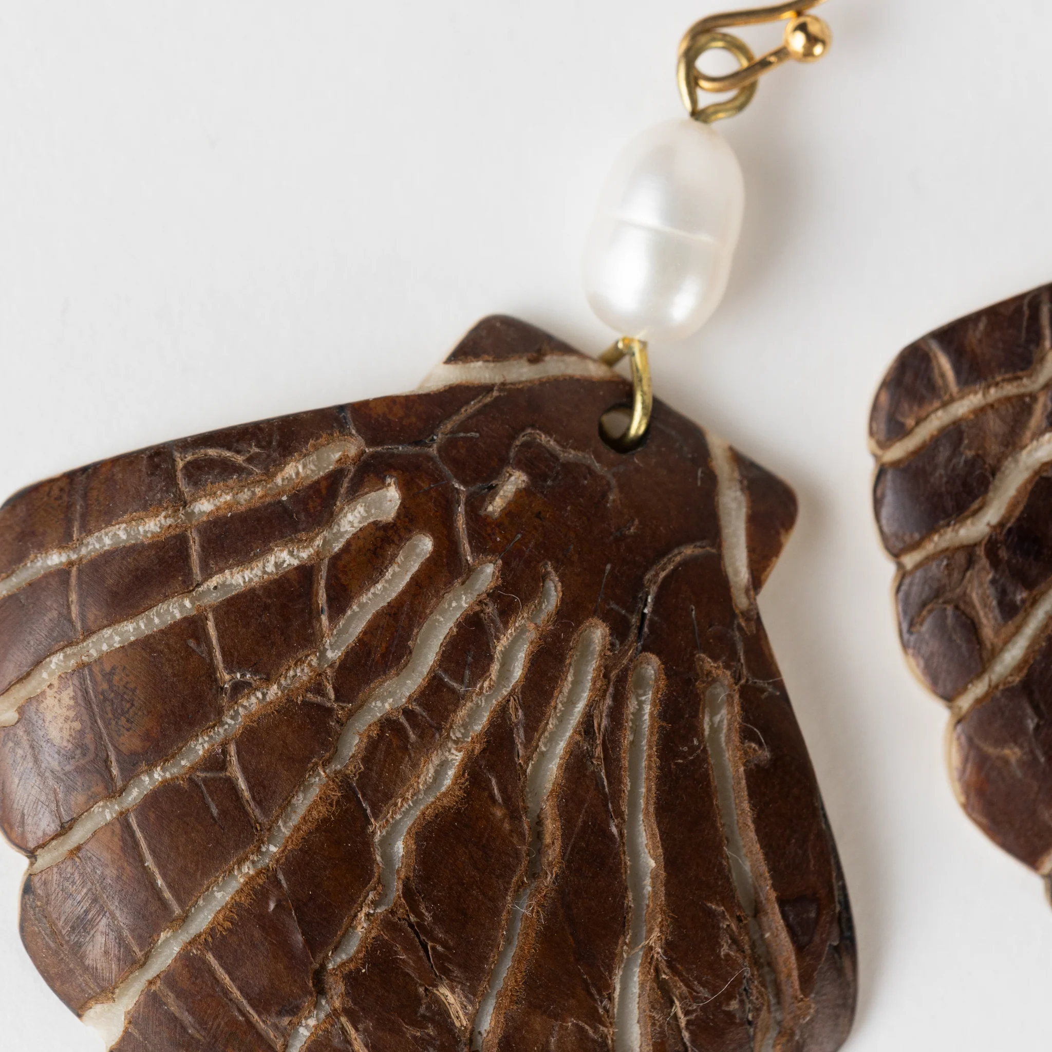 Playas Tagua Drop Earrings - Image 3
