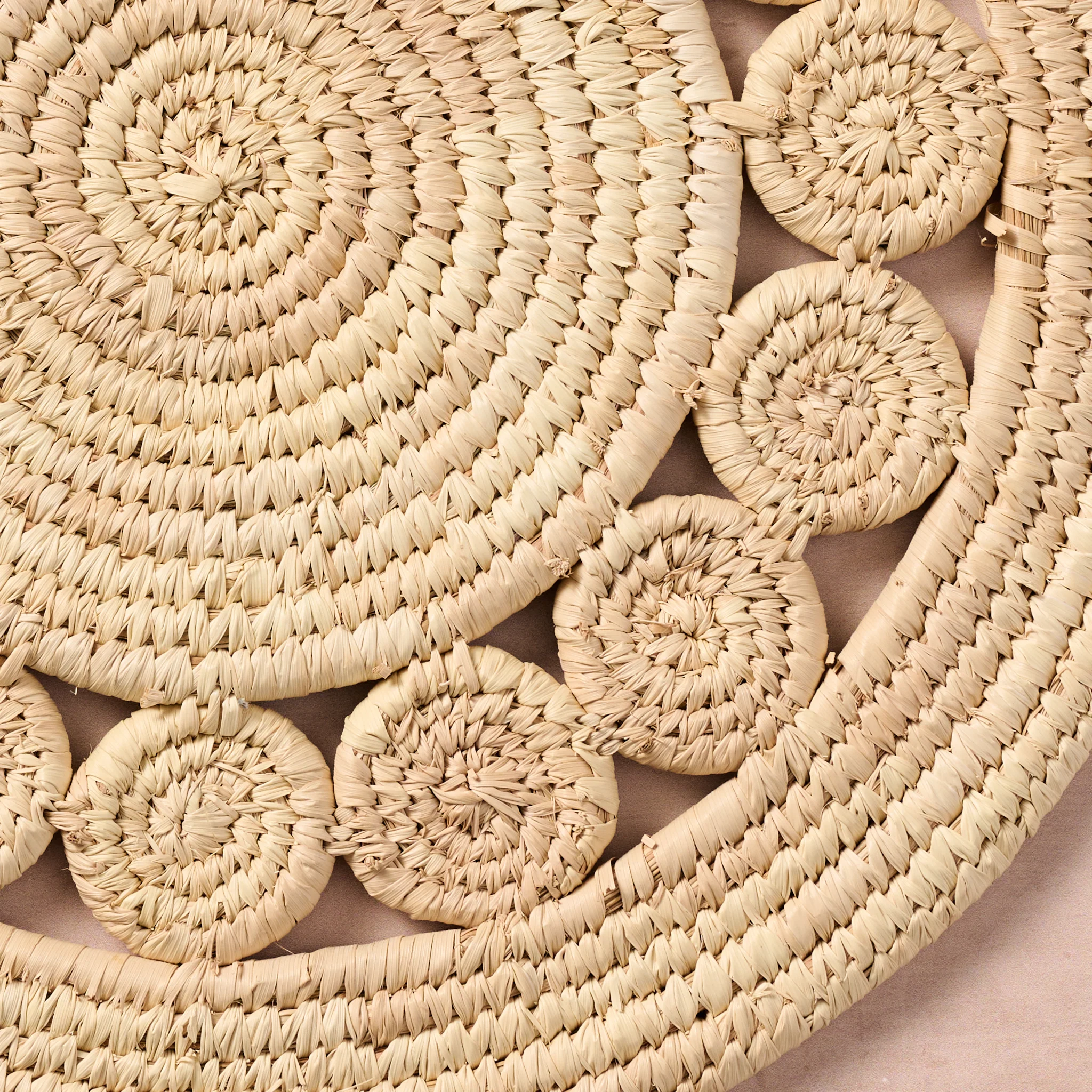 Pleta Woven Date Palm Leaf Charger Placemat - Image 3