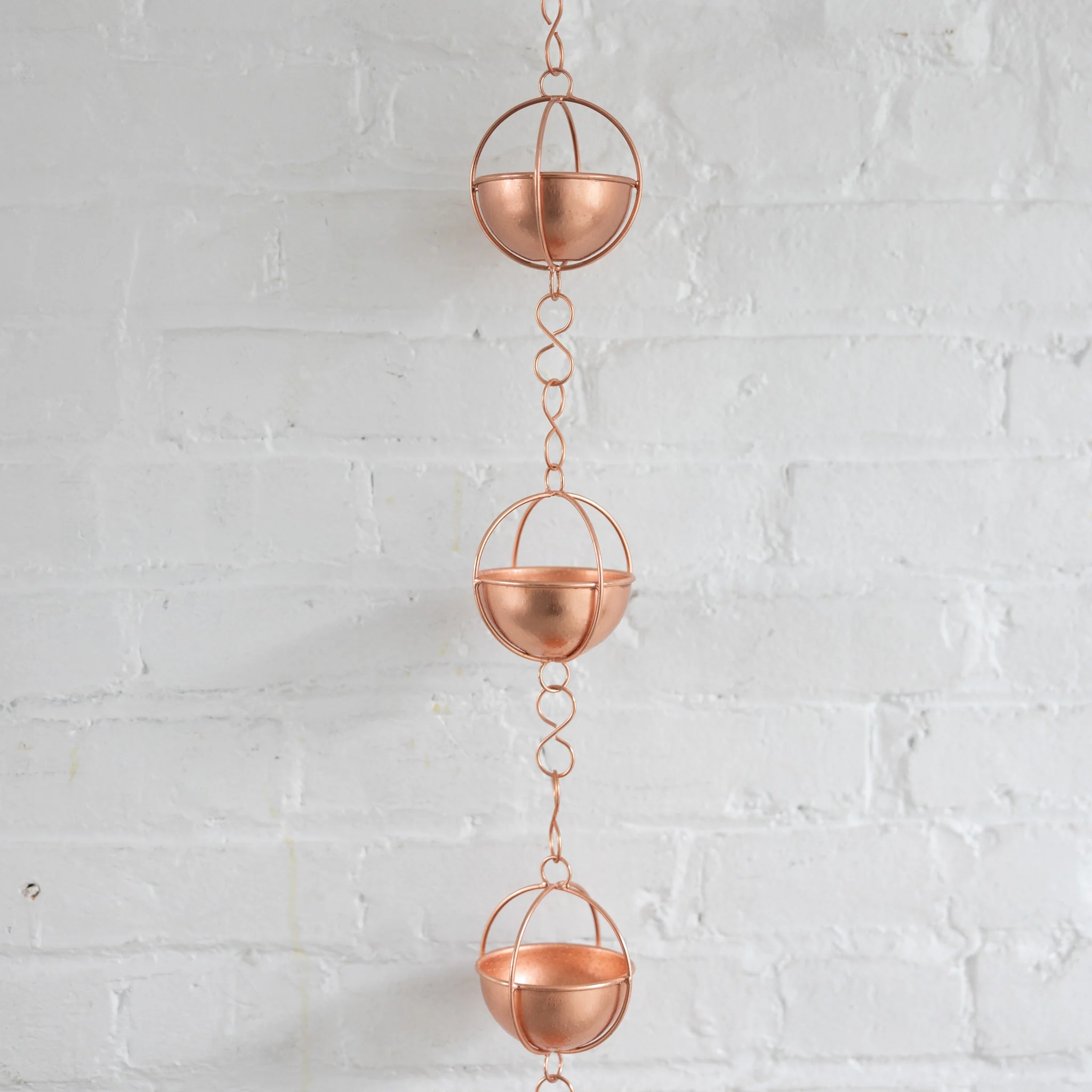 Prava Copper Rain Chain - Image 4
