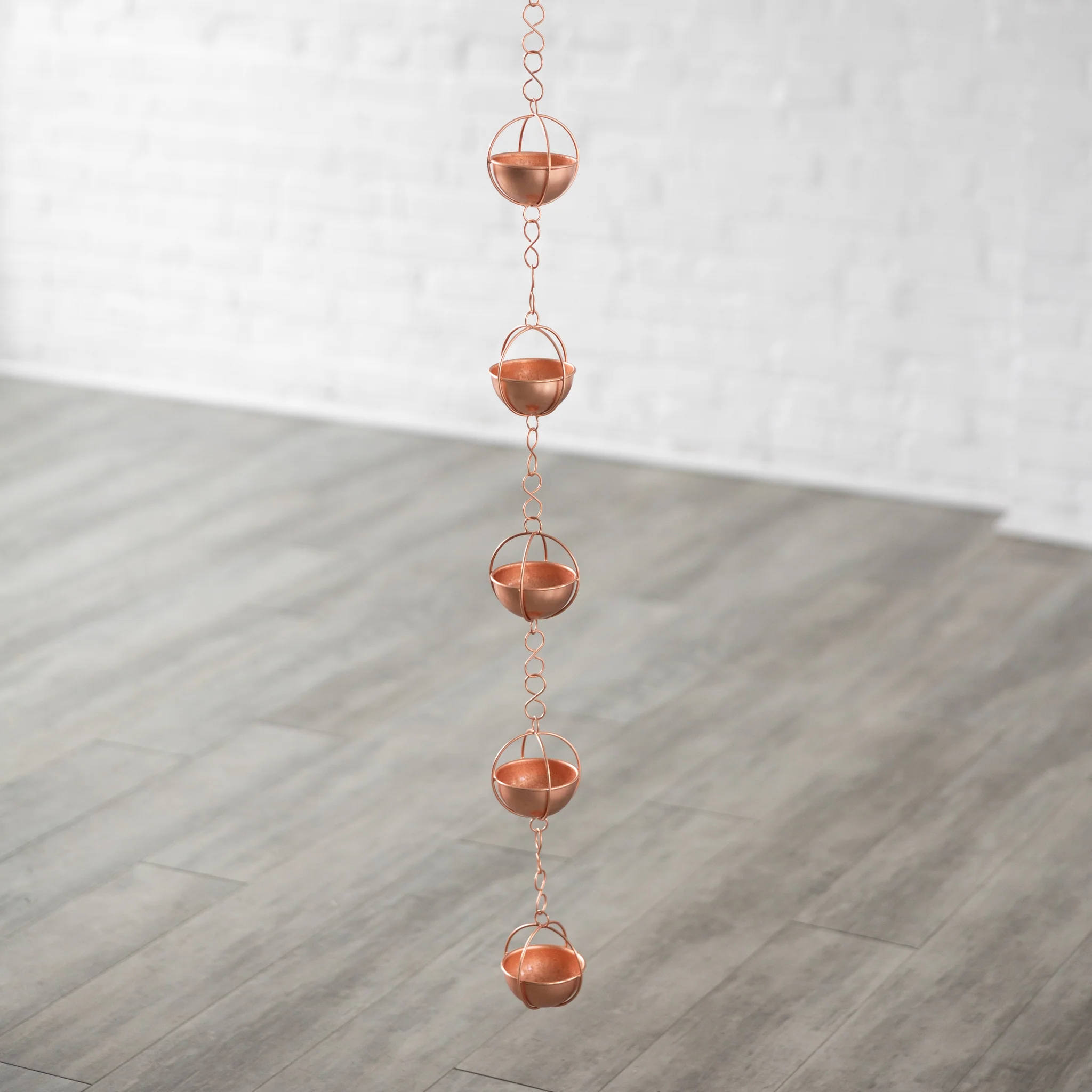 Prava Copper Rain Chain - Image 5