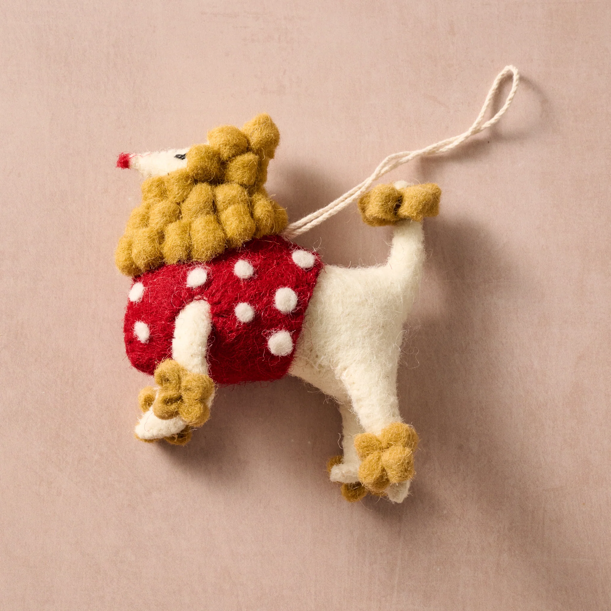 Pyaara Poodle Wool Ornament - Image 3