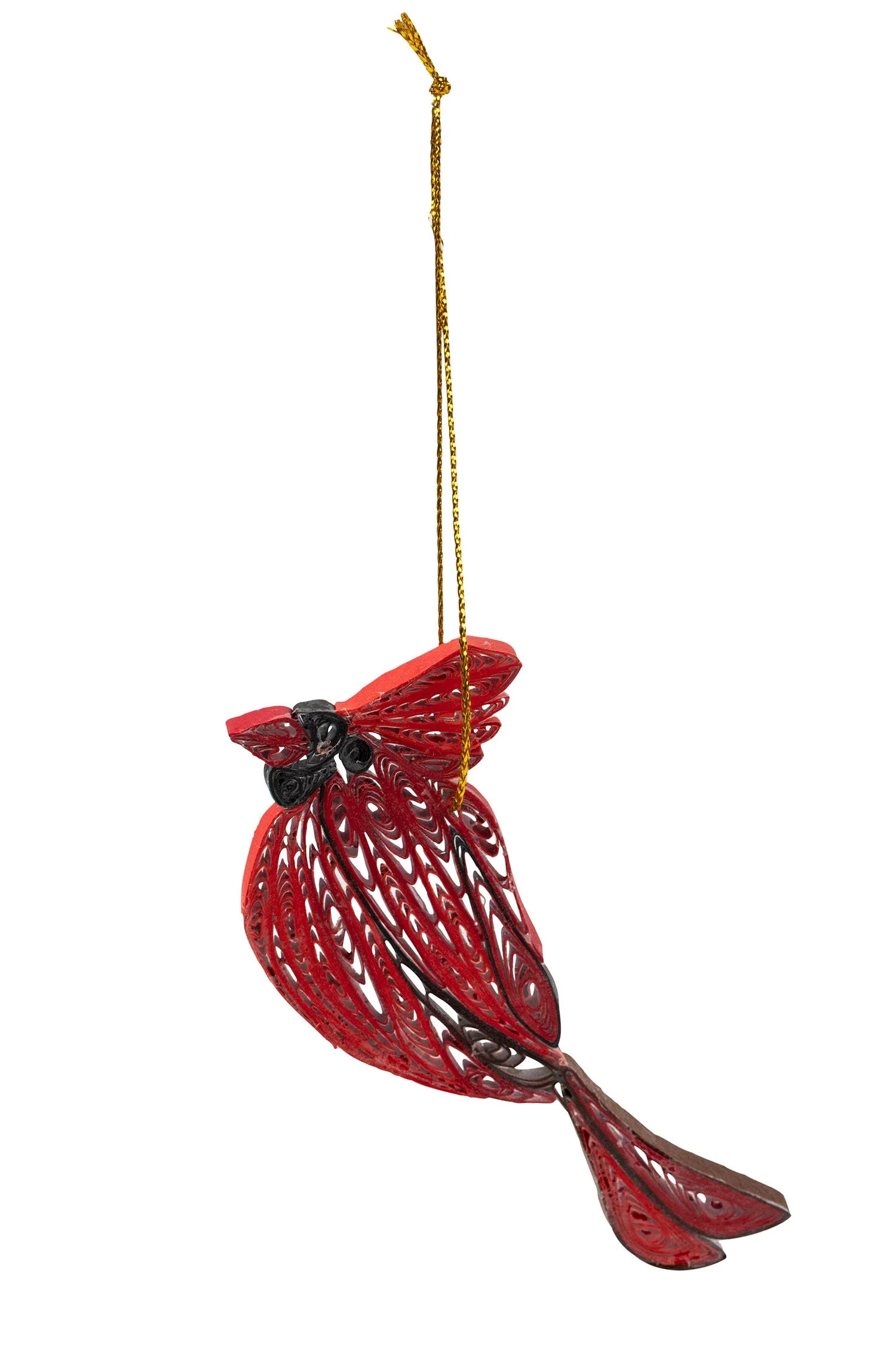 Quill Cardinal Ornament - Image 3