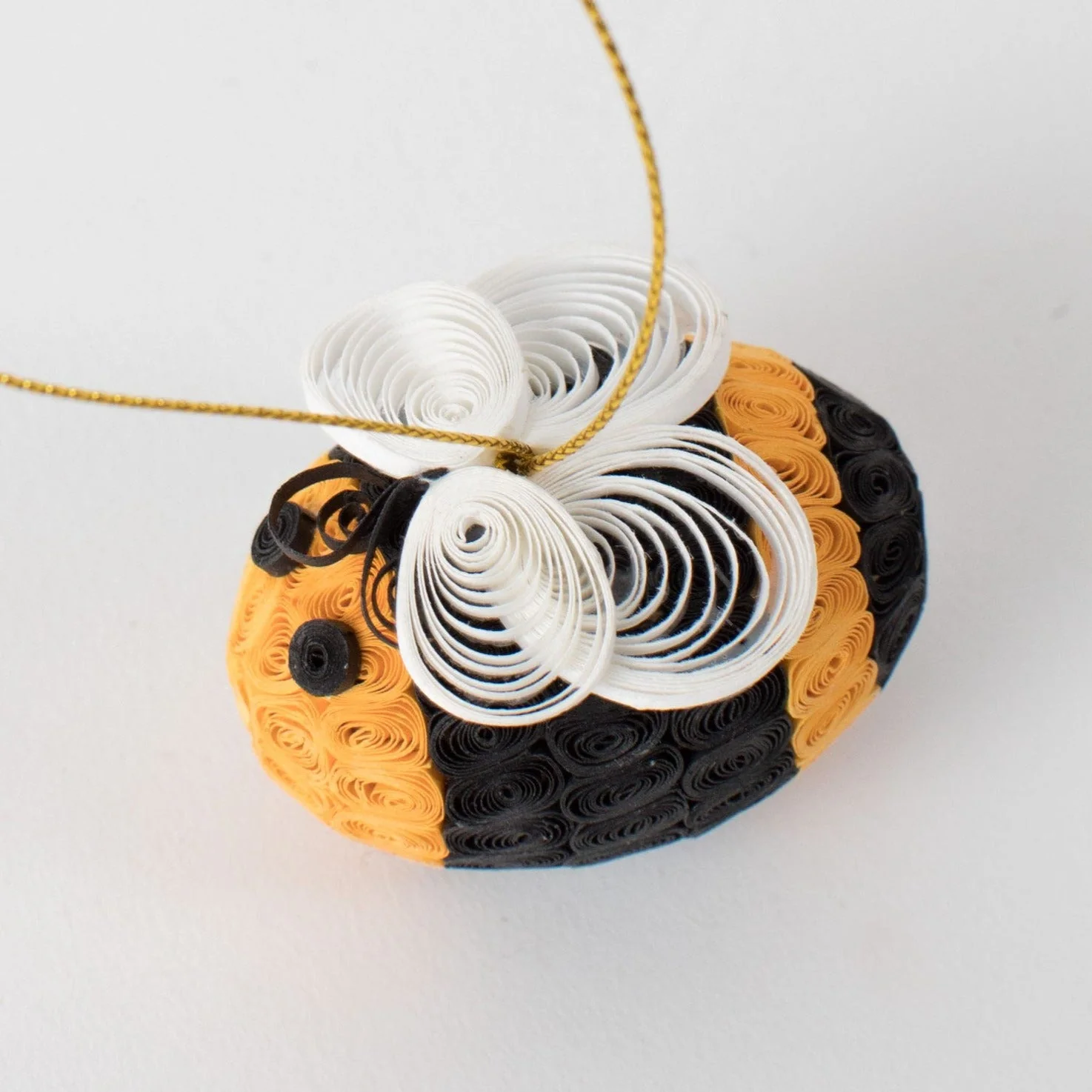 Quilled Bee Ornament - Image 2