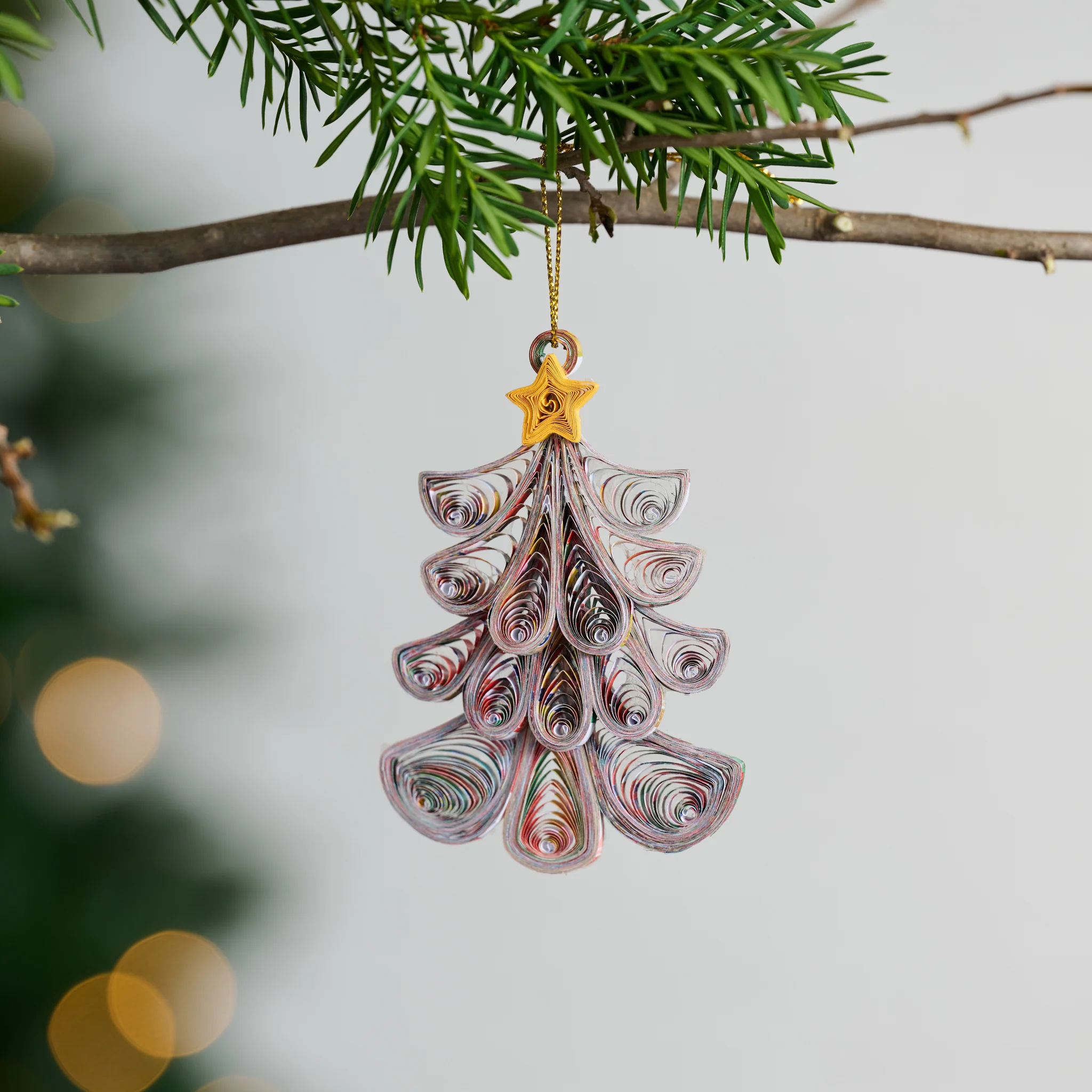 Quilled Fancy Tree Ornament - Image 2