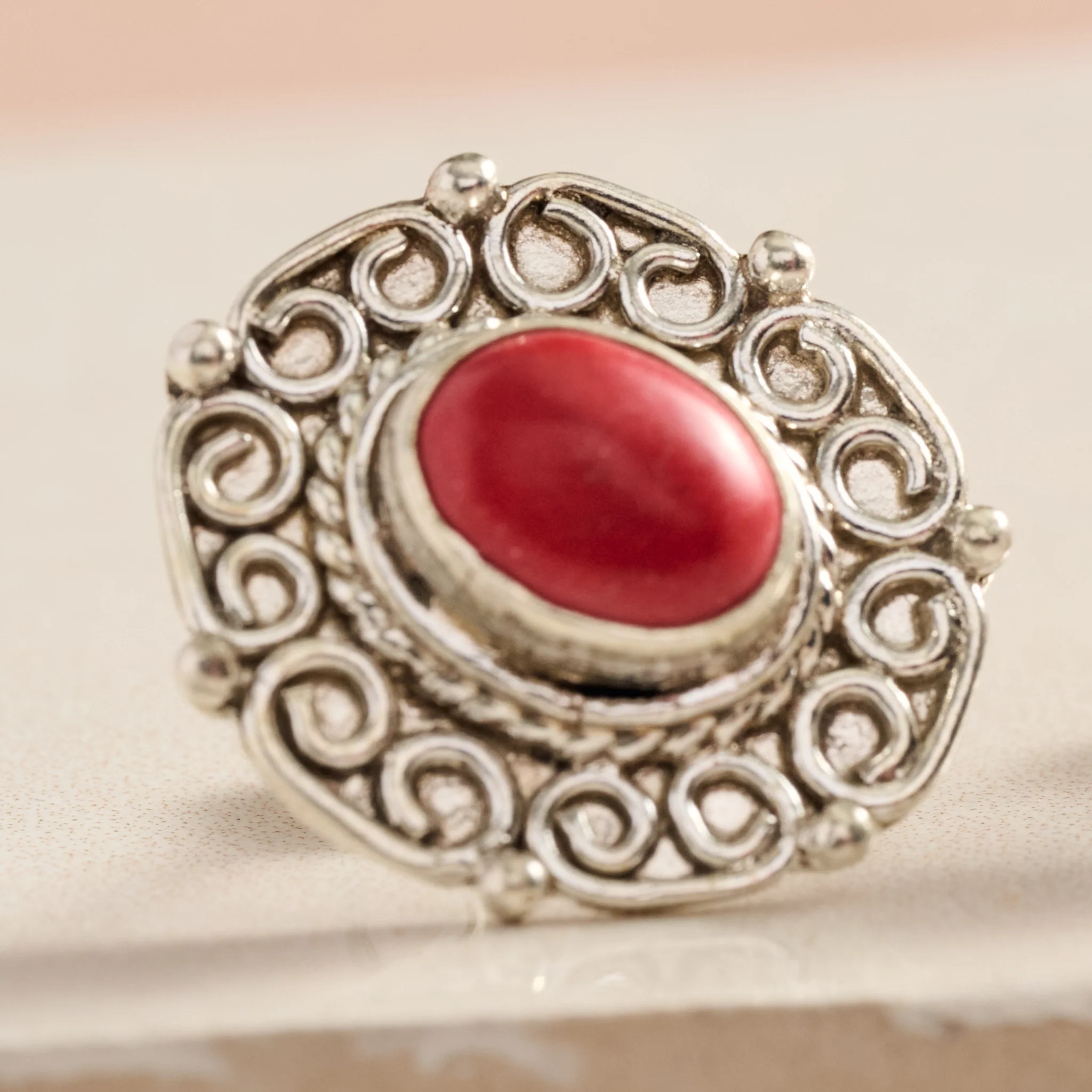 Rani Redstone Post Earrings - Image 3