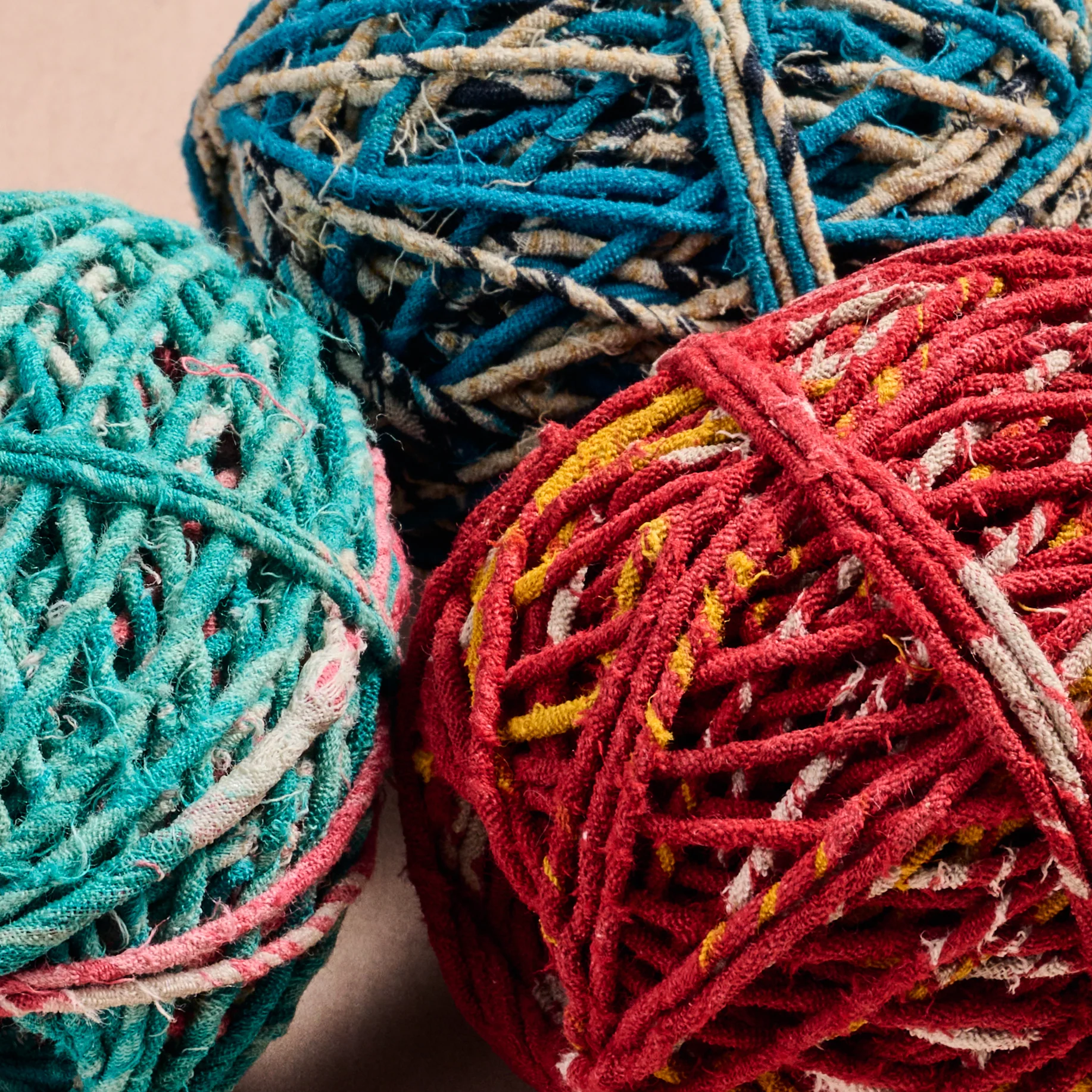 Recycled Sari Twine Balls - Image 3