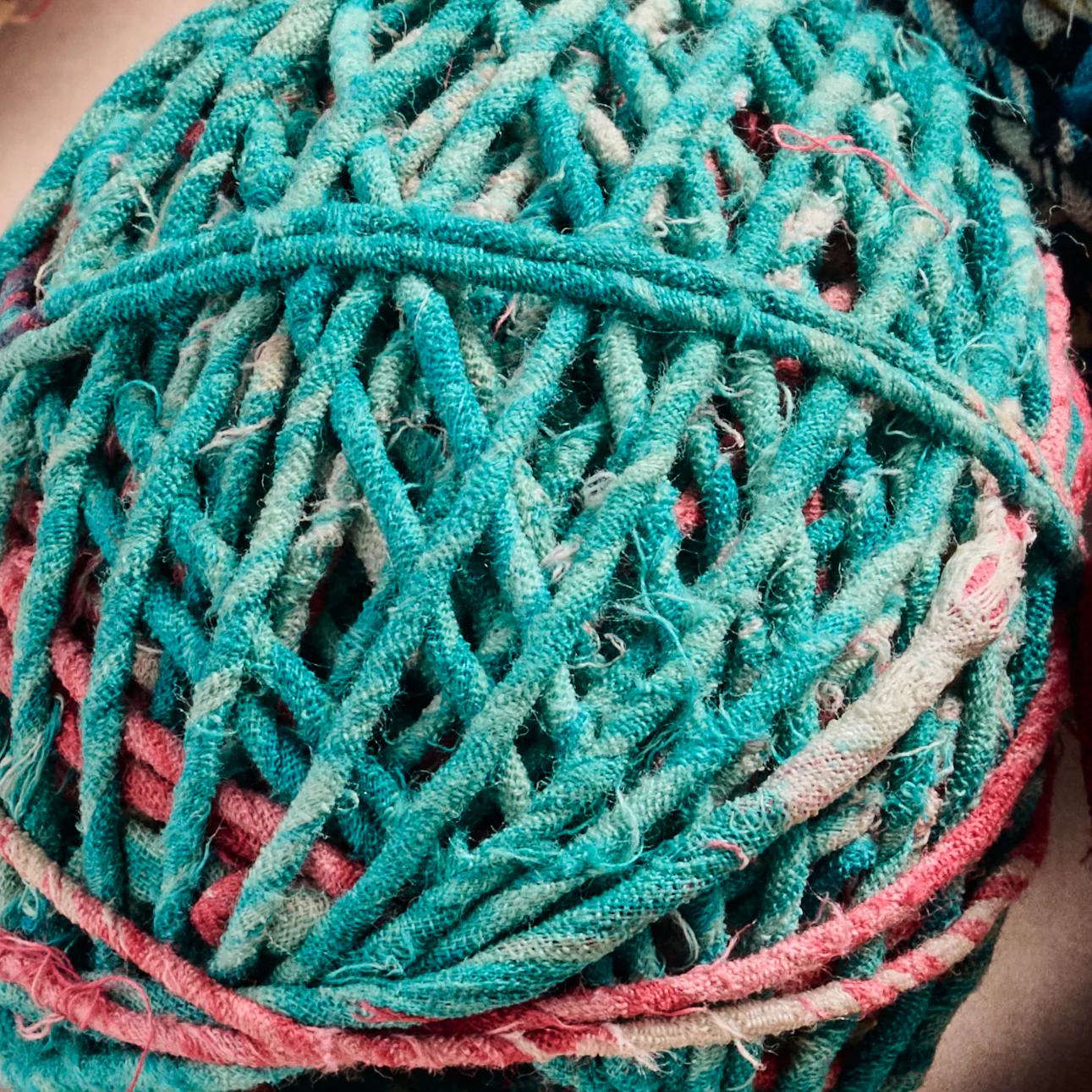 Recycled Sari Twine Balls - Image 4