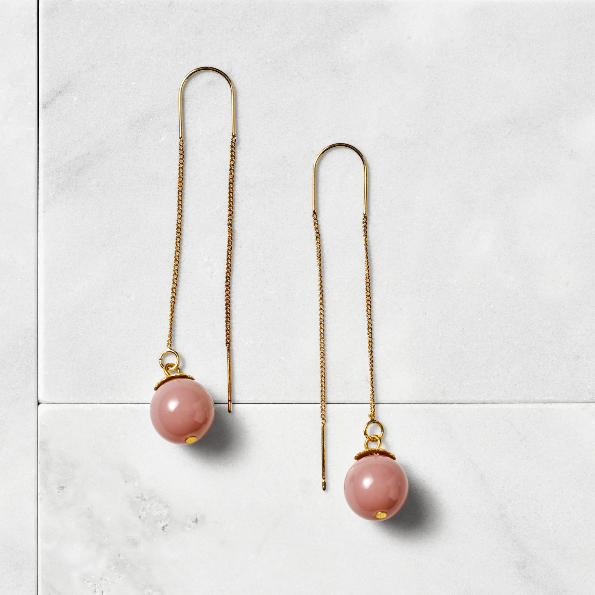Rosebud Threader Earrings - Image 3