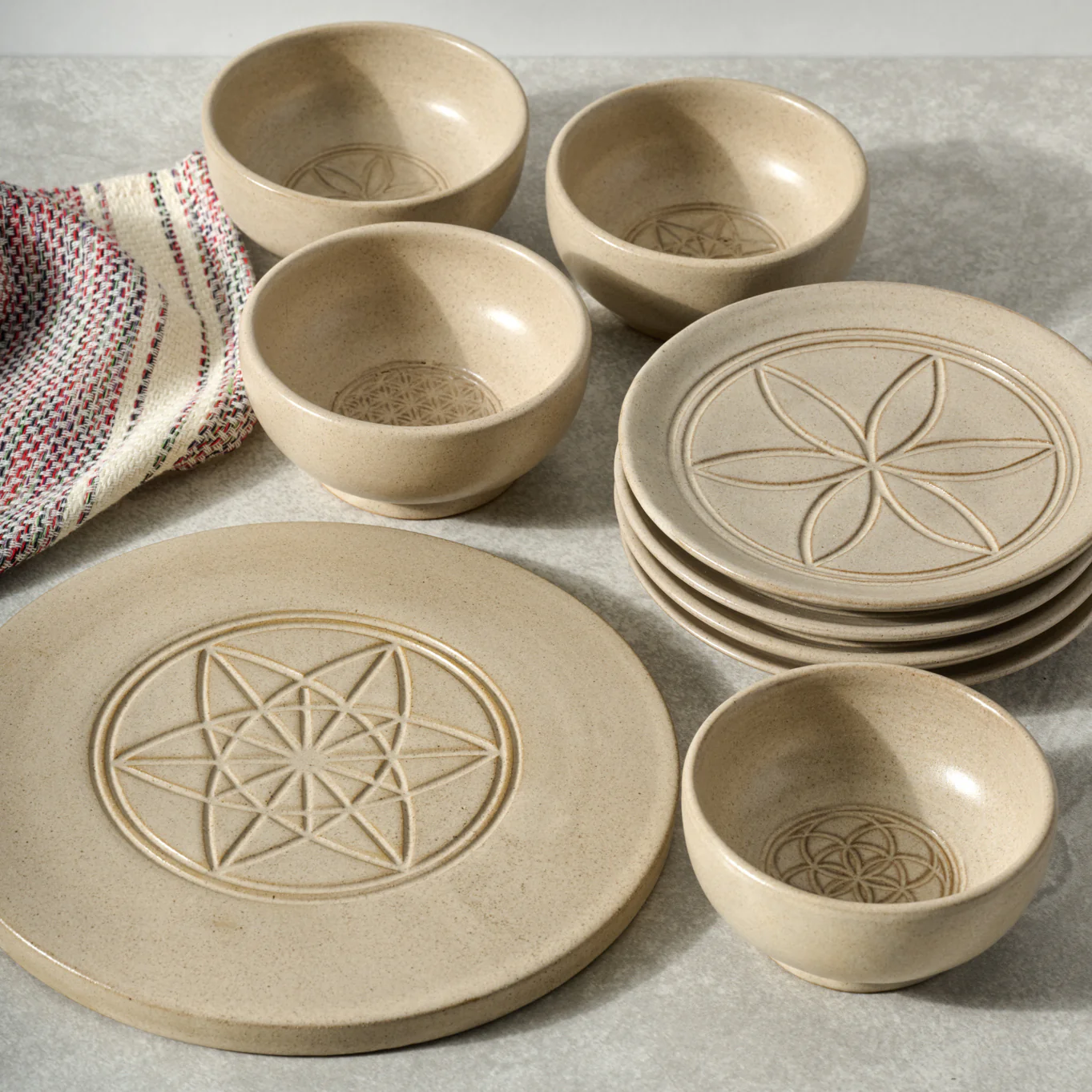 Sacred Geometry Dipping Bowl - Flower of Life - Image 5