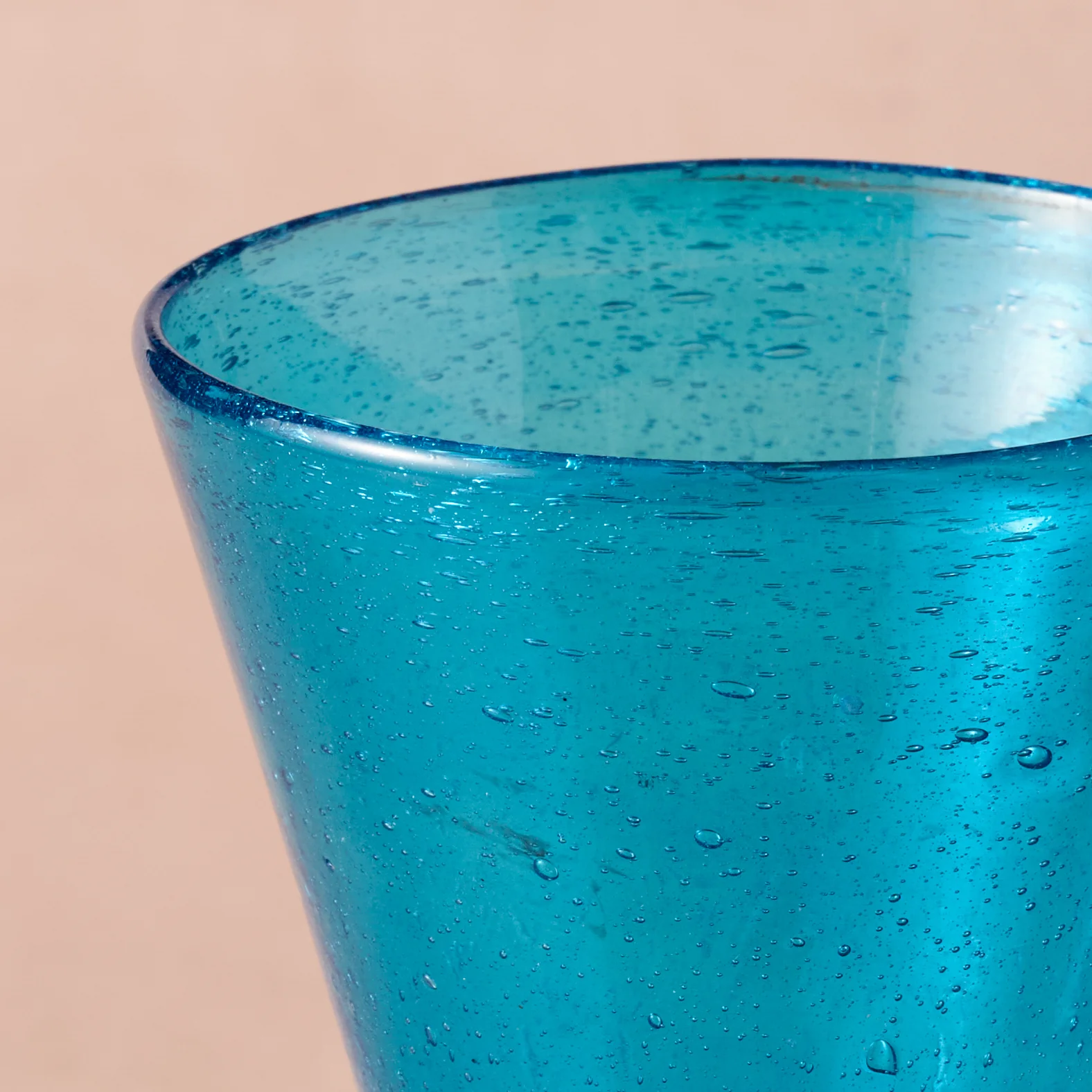 Sama Blue Handblown Cocktail Glass - Image 3