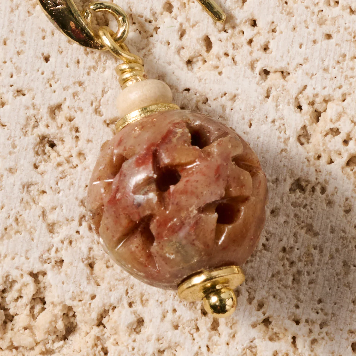 Samca Gorara Stone Earrings - Image 2