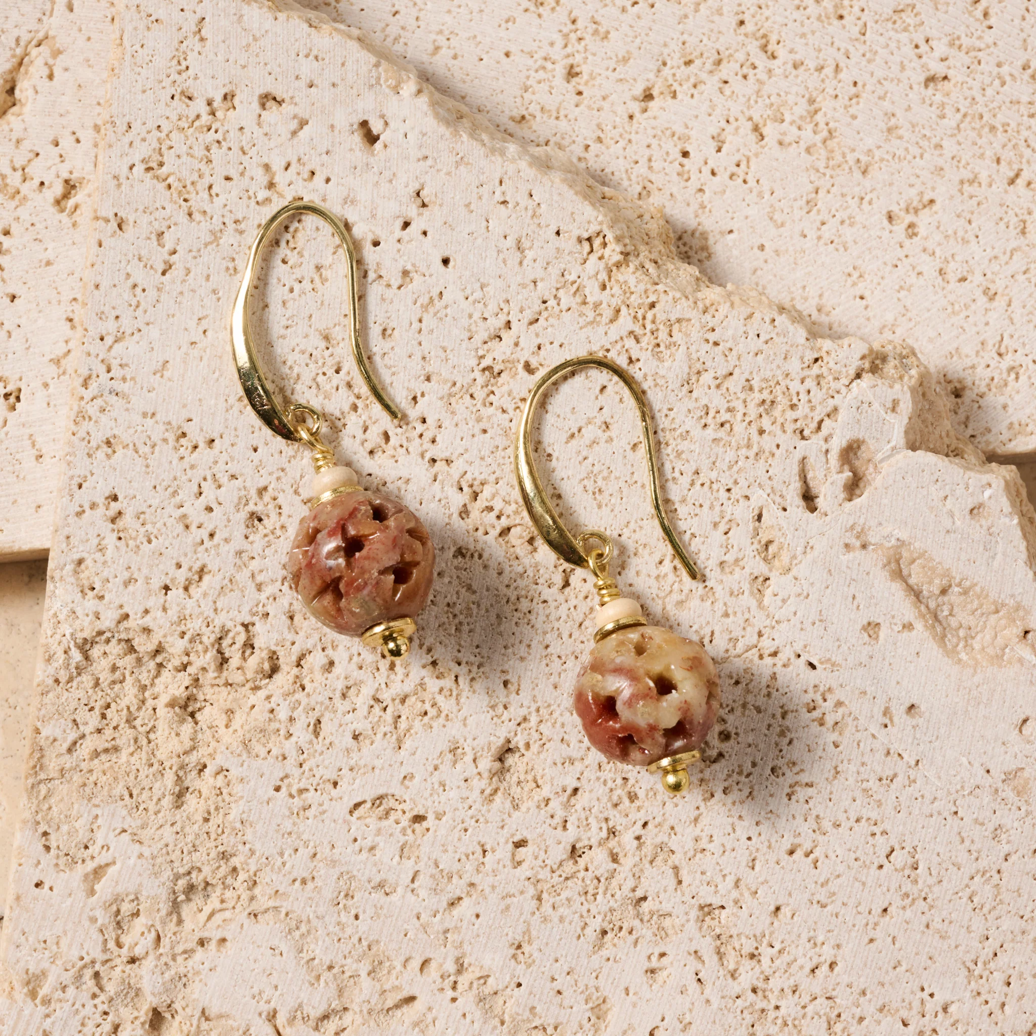 Samca Gorara Stone Earrings - Image 3