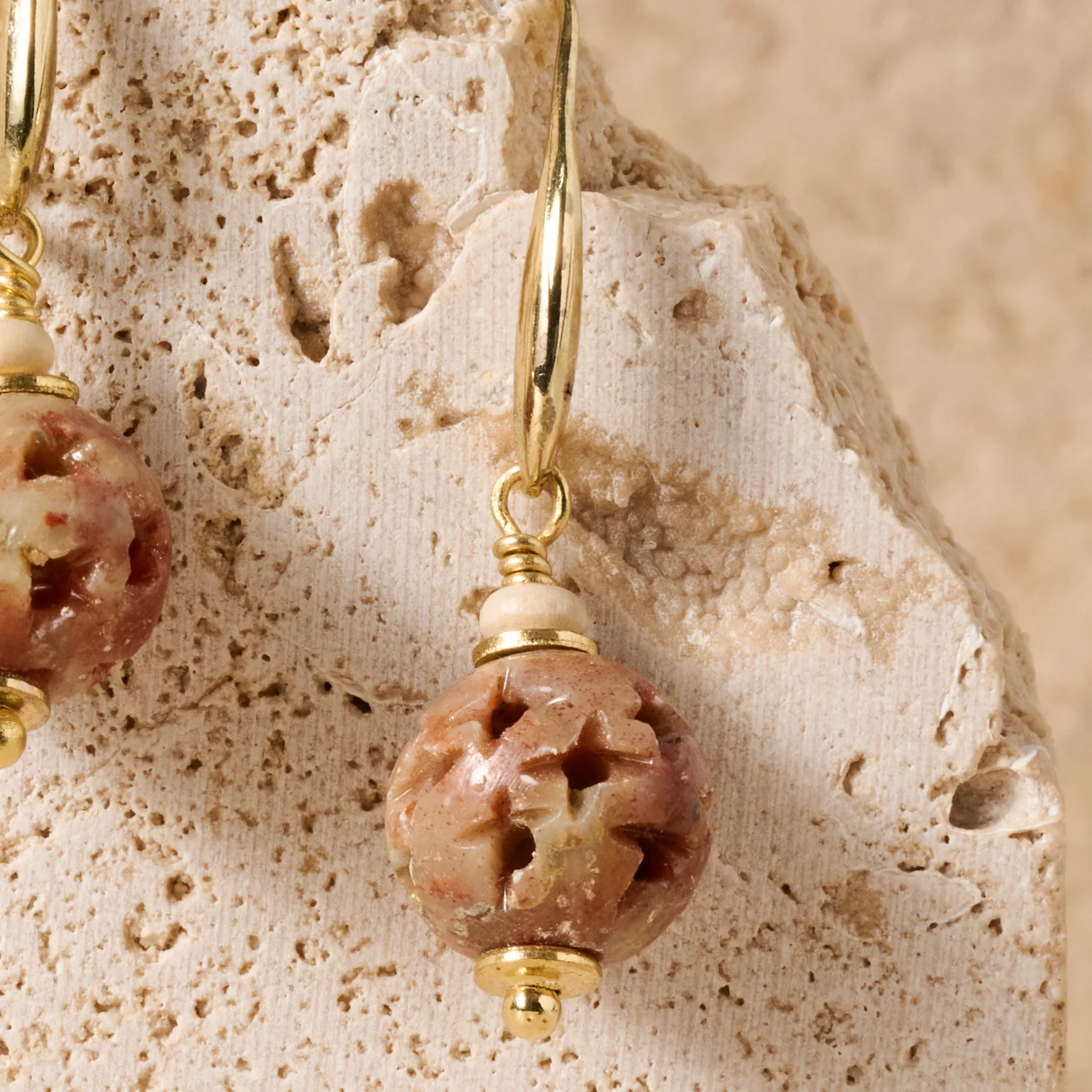 Samca Gorara Stone Earrings - Image 4