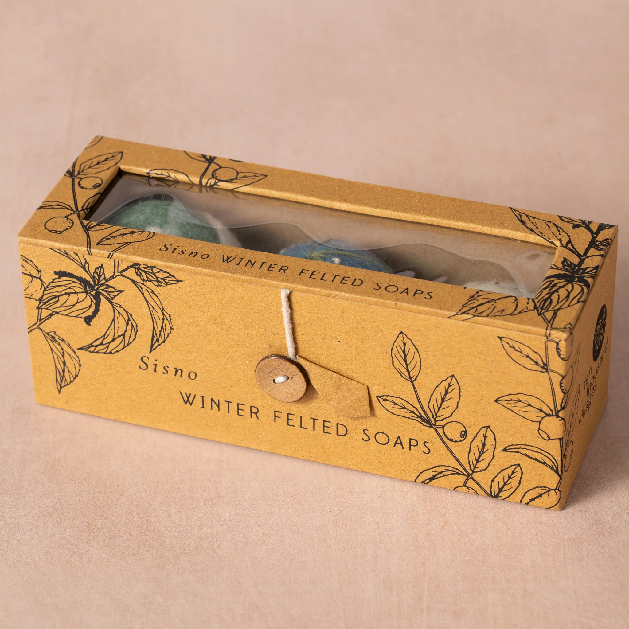 Sapha Winter Felted Wool Soap Balls - Sisno - Image 4